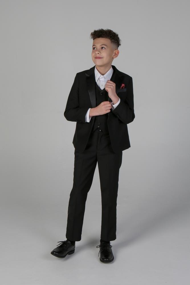 Device - Boy's Harry Black Three Piece Suit