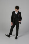 Device - Boy's Harry Black Three Piece Suit