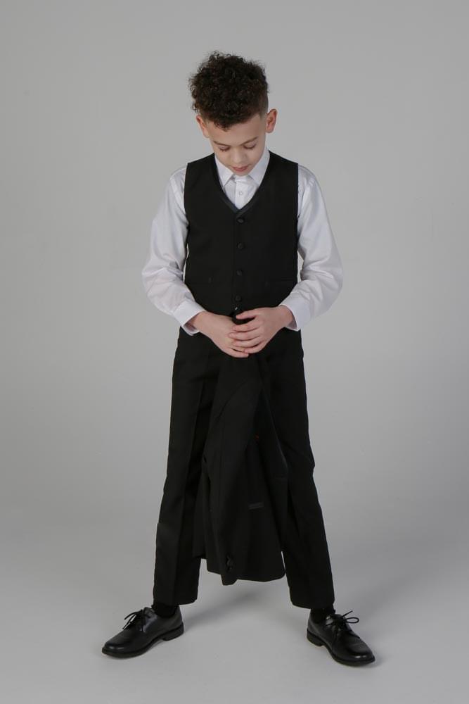 Device - Boy's Harry Black Three Piece Suit