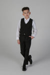 Device - Boy's Harry Black Three Piece Suit