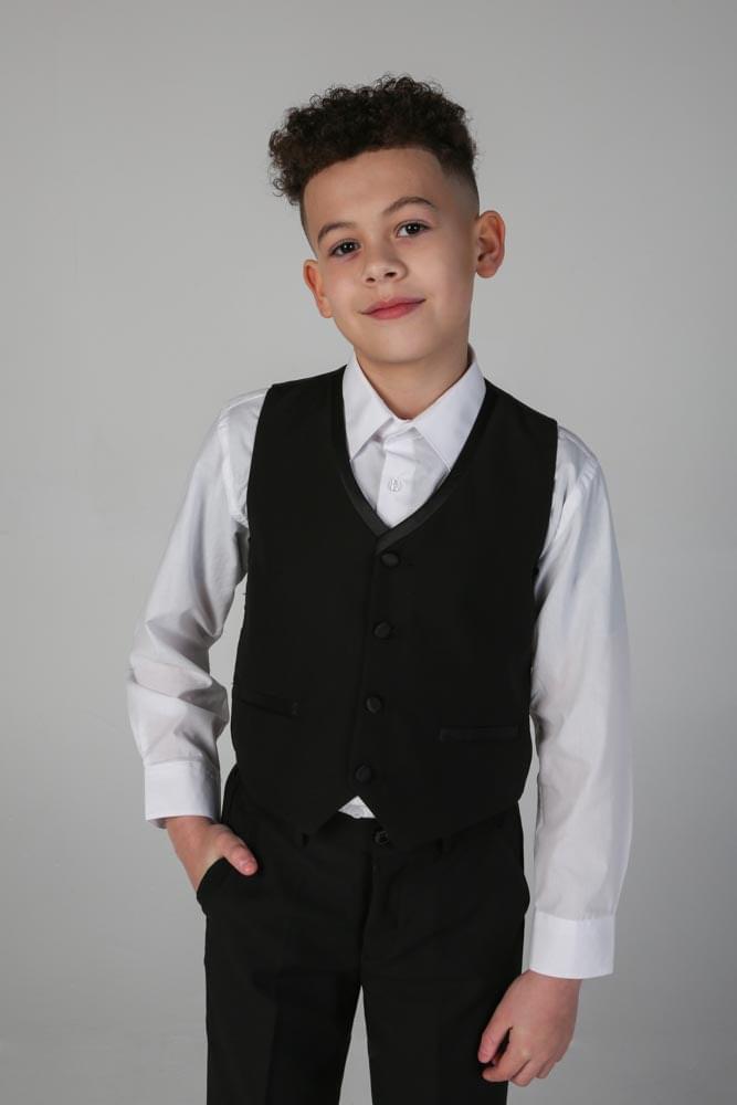 Device - Boy's Harry Black Three Piece Suit