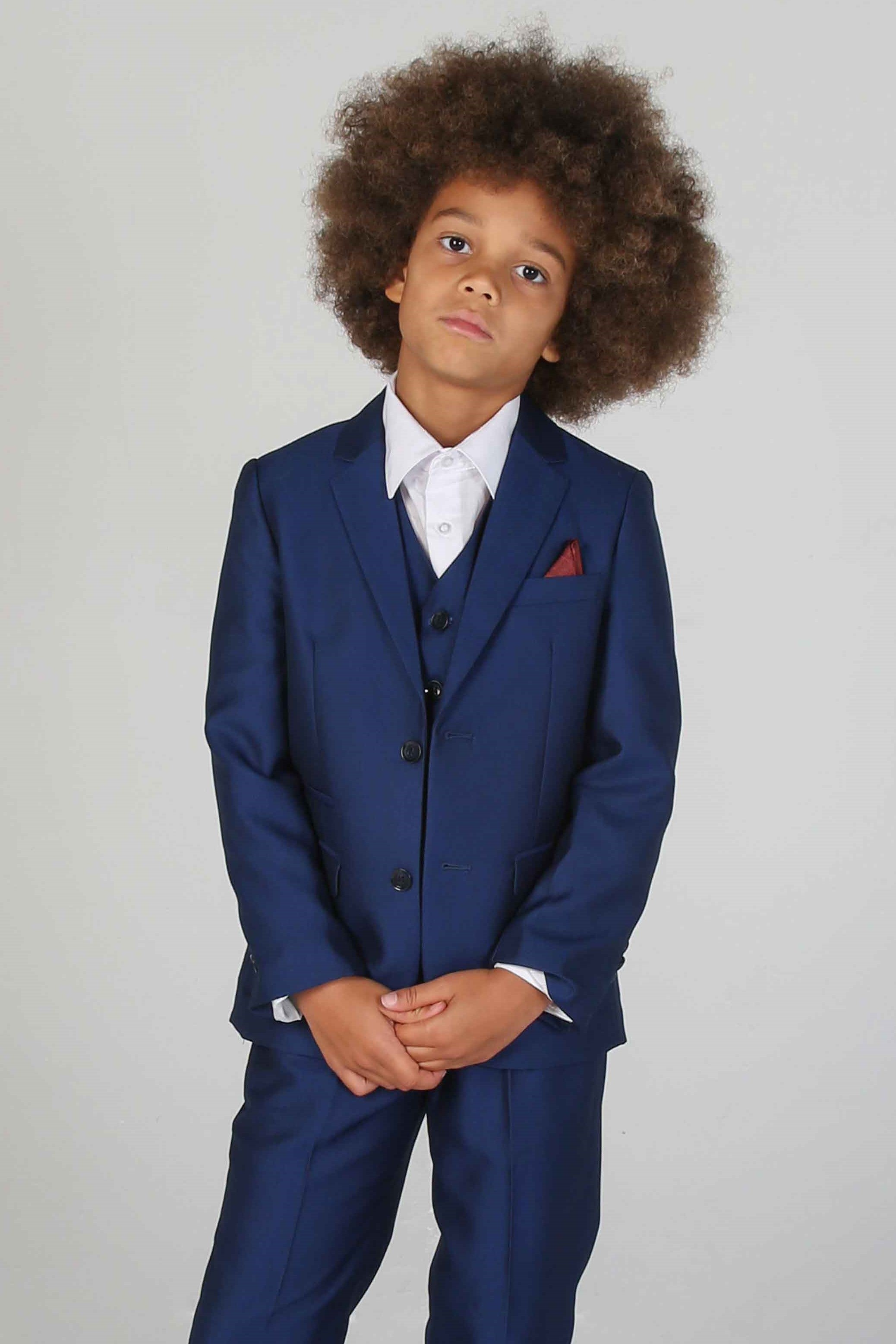 Device - Boy's Kingsley Blue Three Piece Suit