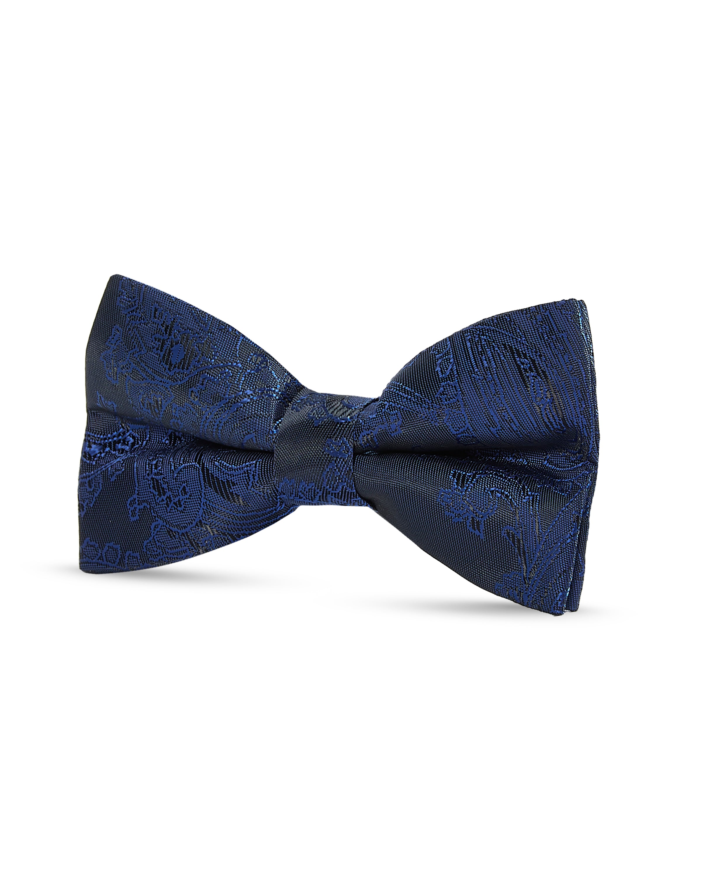 Boy's Navy/Blue Boys Paisley Bow Tie