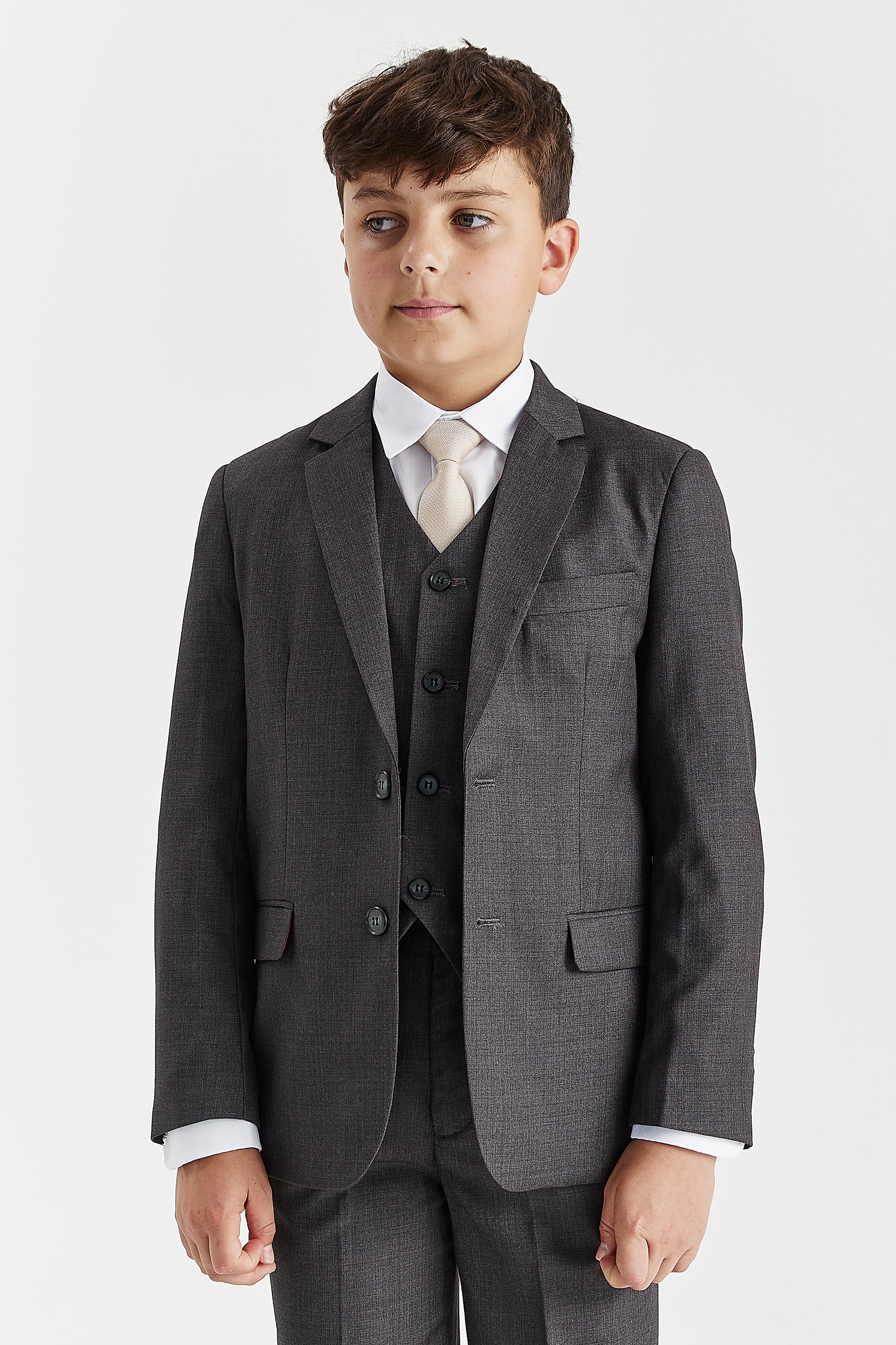 Charles Charcoal Father & Son Suit