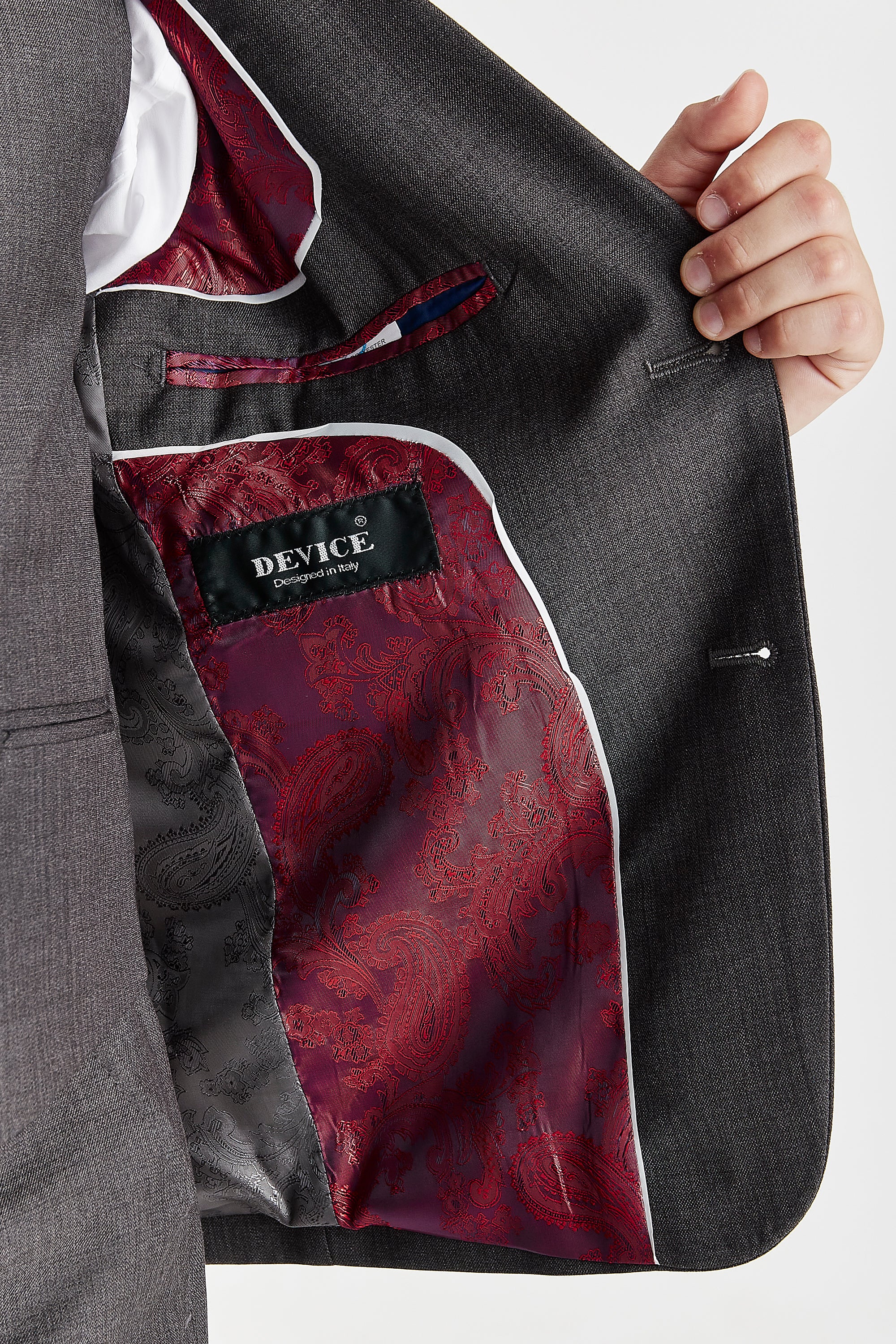 Charles Charcoal Father & Son Suit
