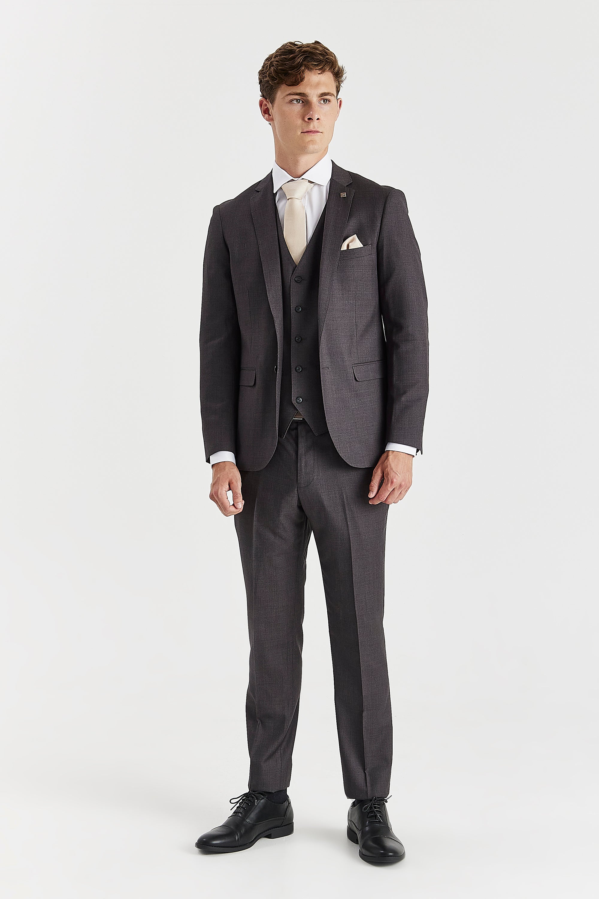 Charles Charcoal Father & Son Suit