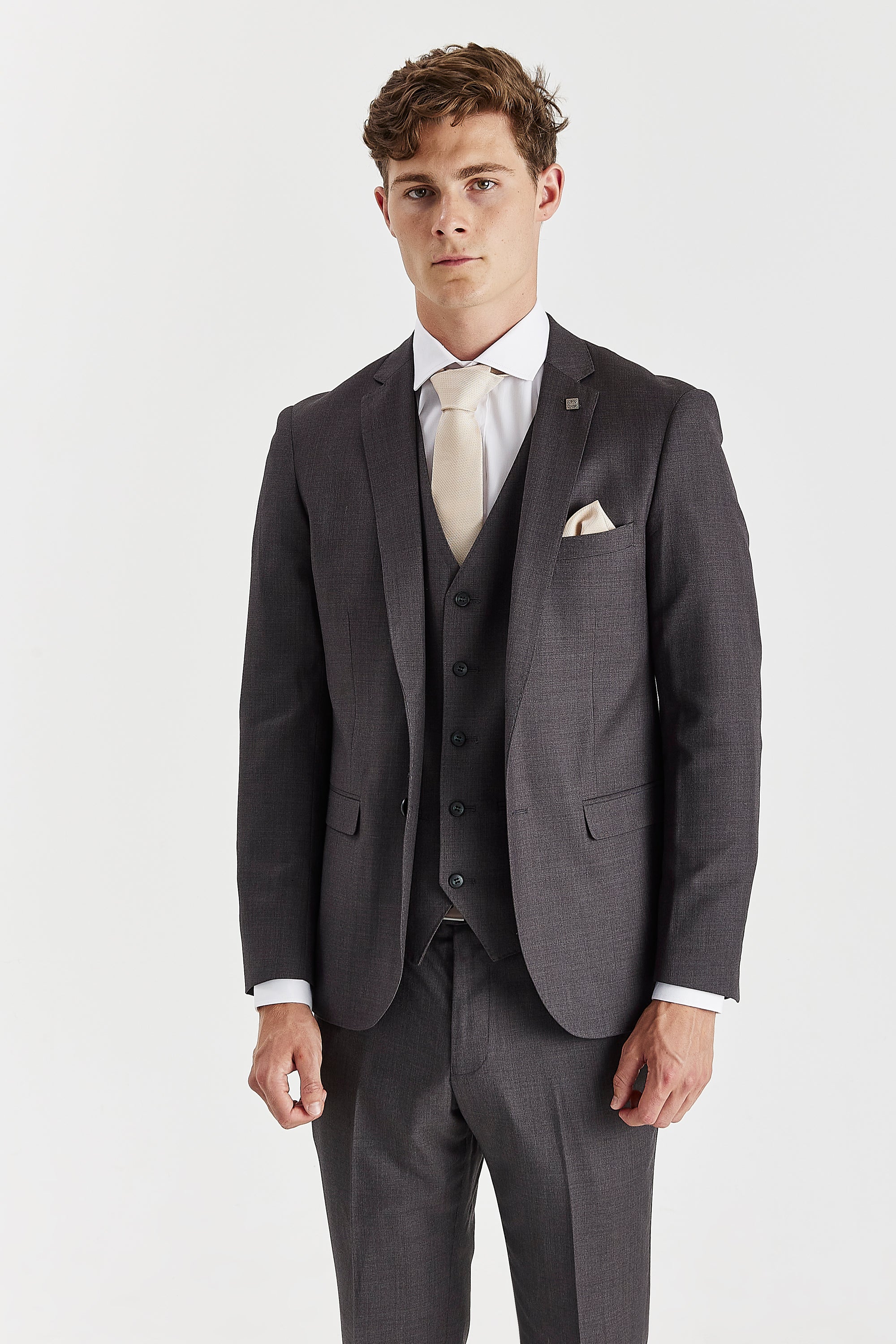 Charles Charcoal Father & Son Suit