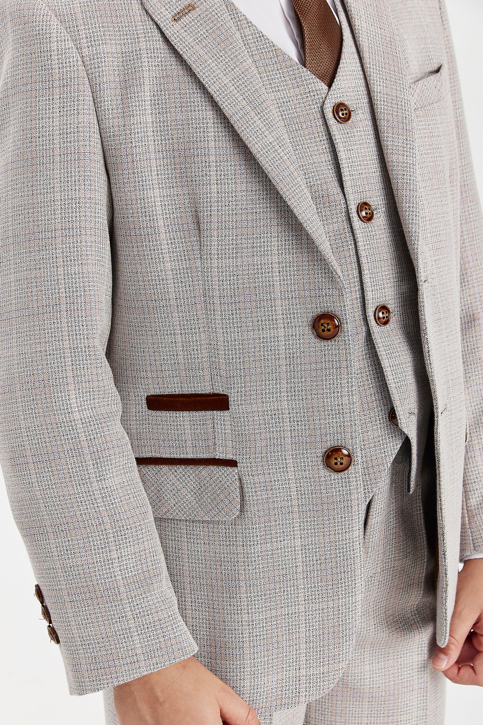 Leo Beige Father & Son Suit