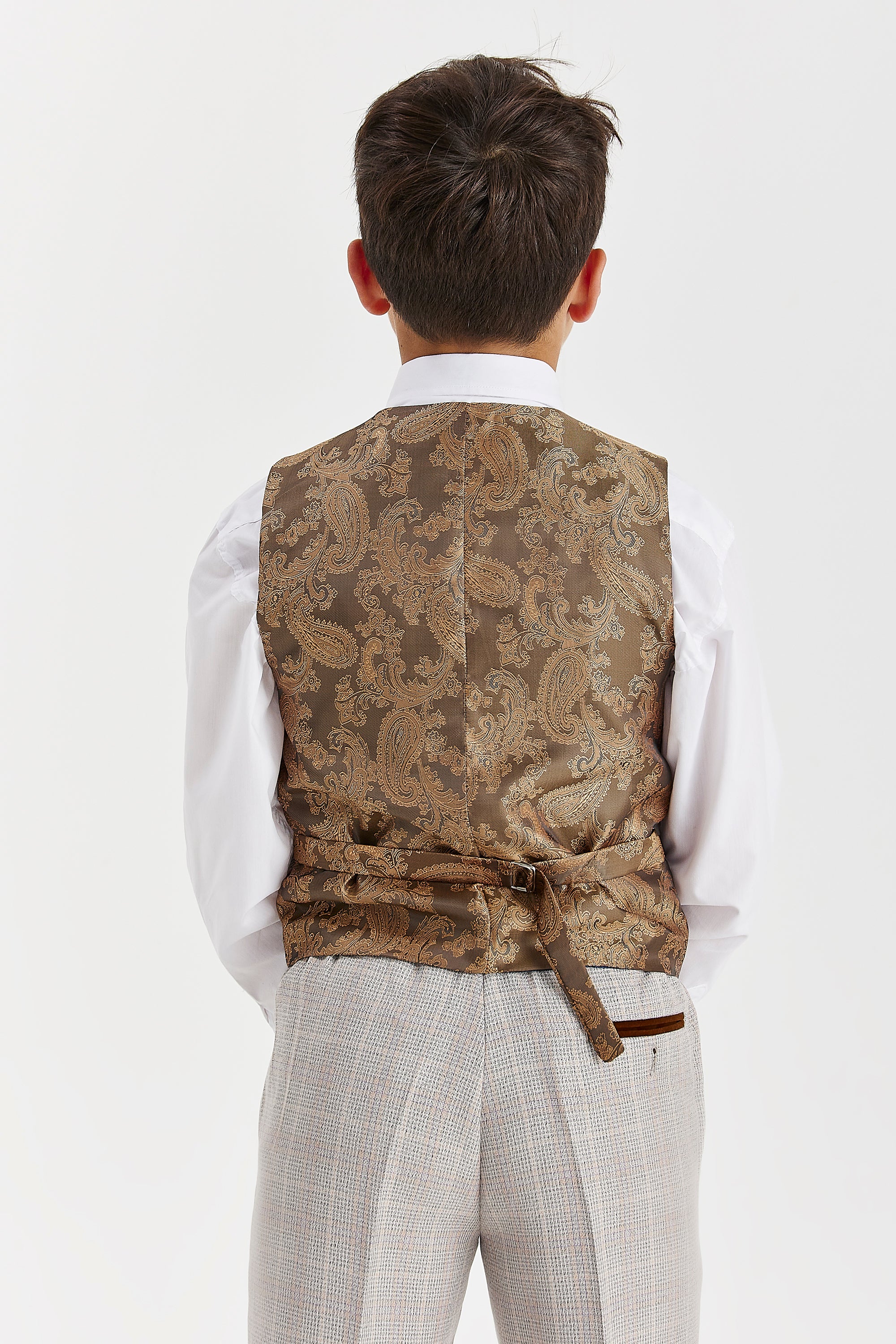 Leo Beige Father & Son Suit