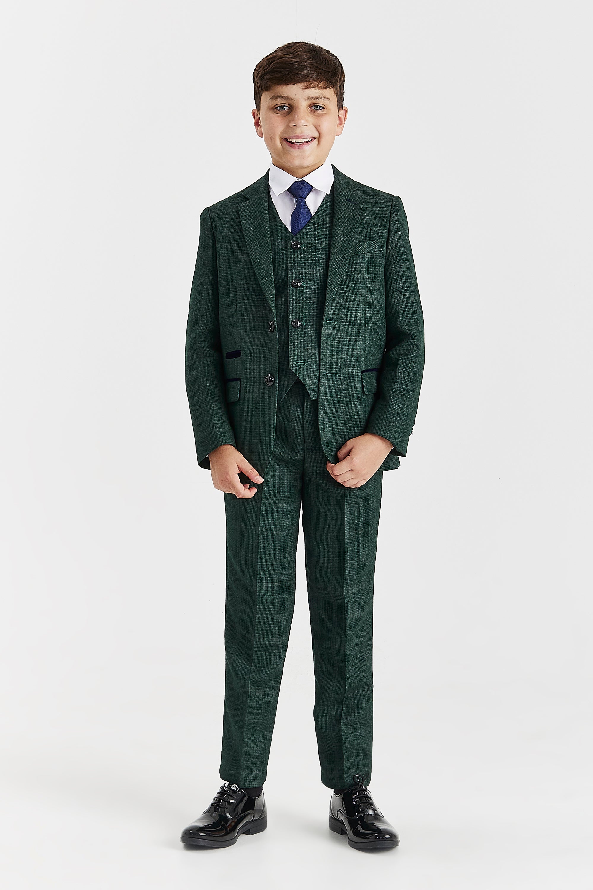 Device - Boy's Leo Green Three Piece Suit