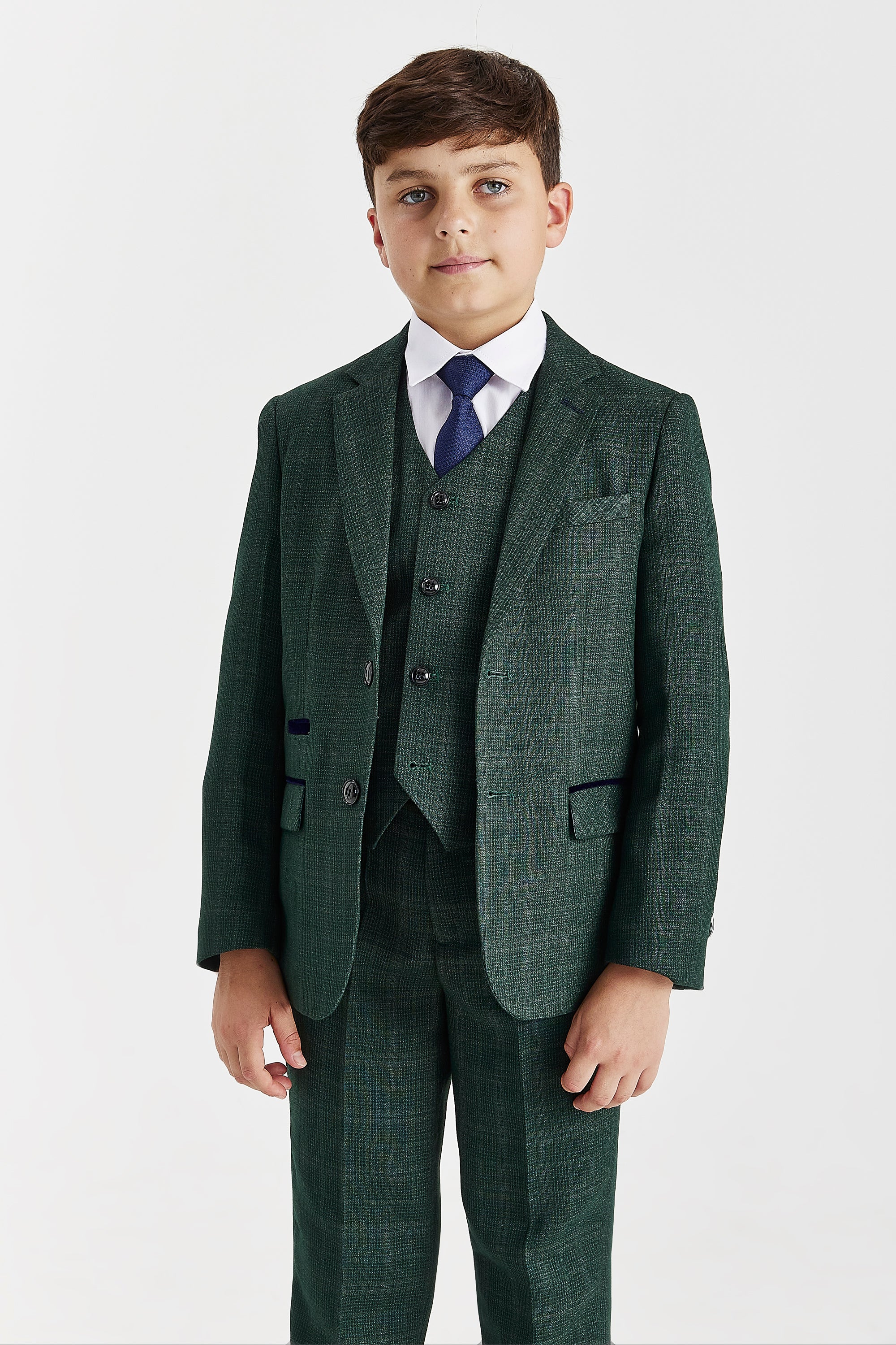 Device - Boy's Leo Green Three Piece Suit