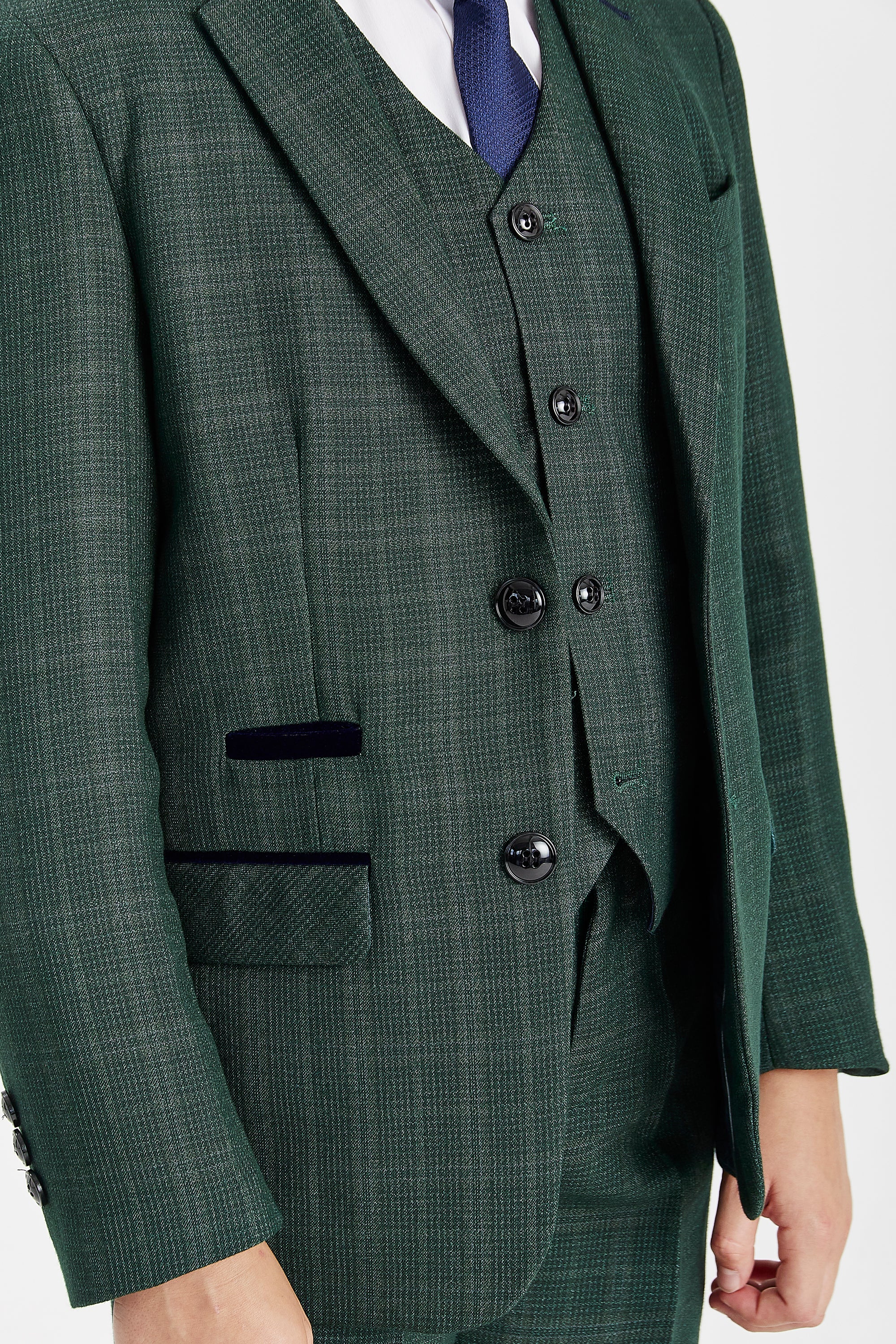 Device - Boy's Leo Green Three Piece Suit