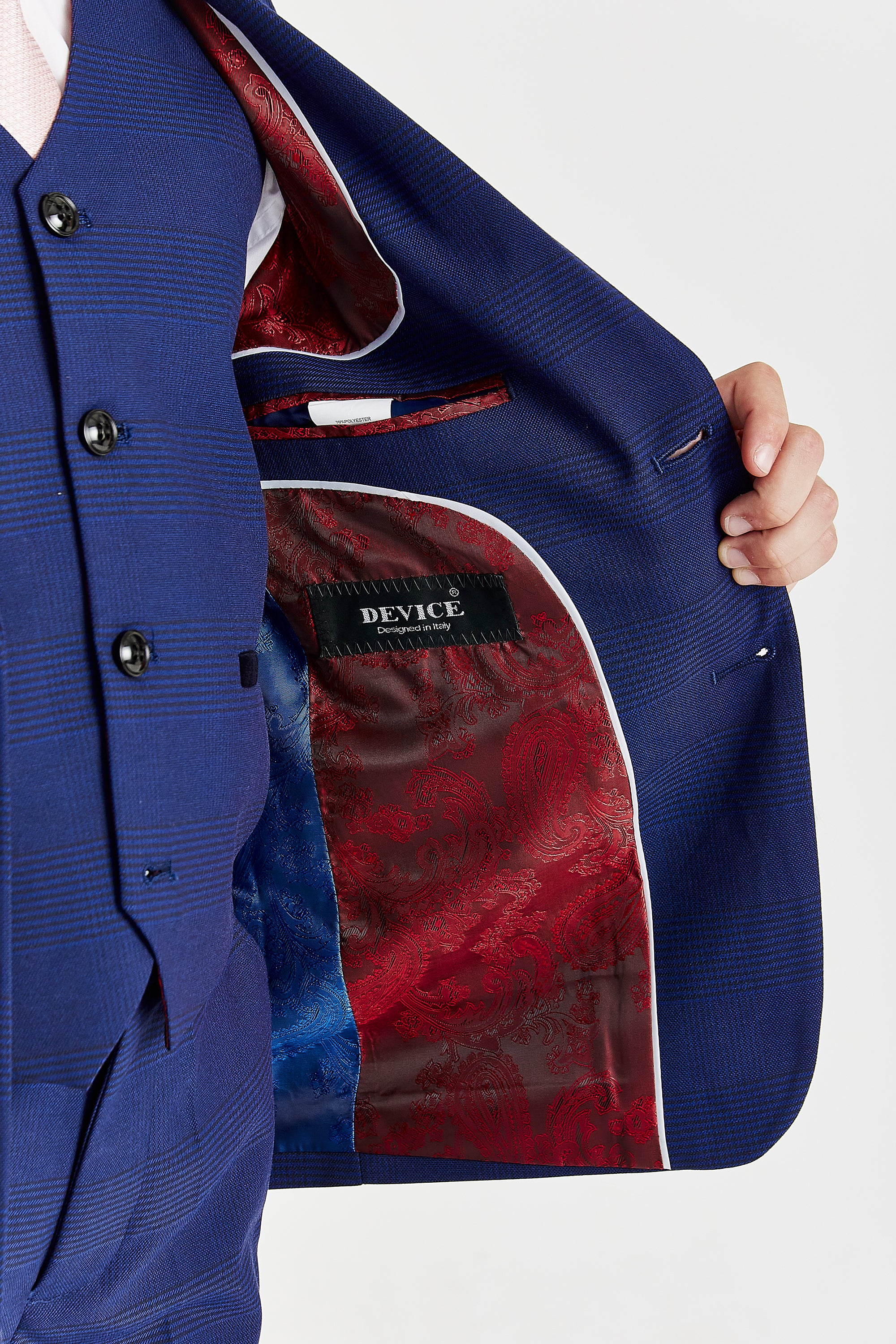 Device - Boy's Mark Blue Three Piece Suit