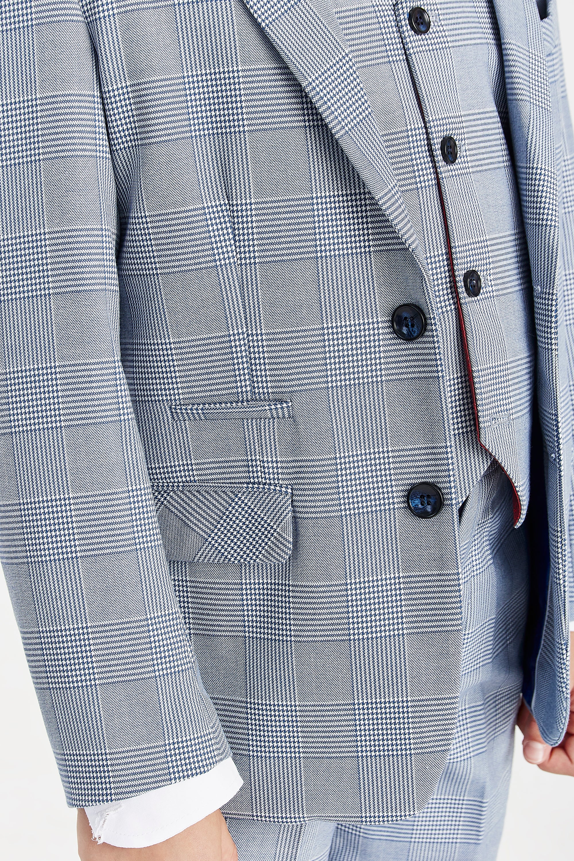 Device - Boy's Mark Sky Blue Three Piece Suit
