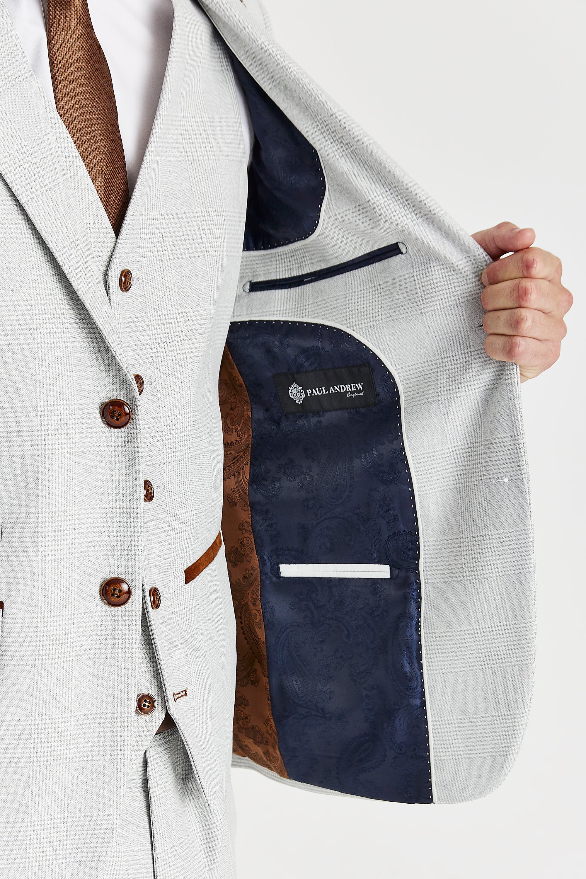 Mark - Men's Stone Check Blazer