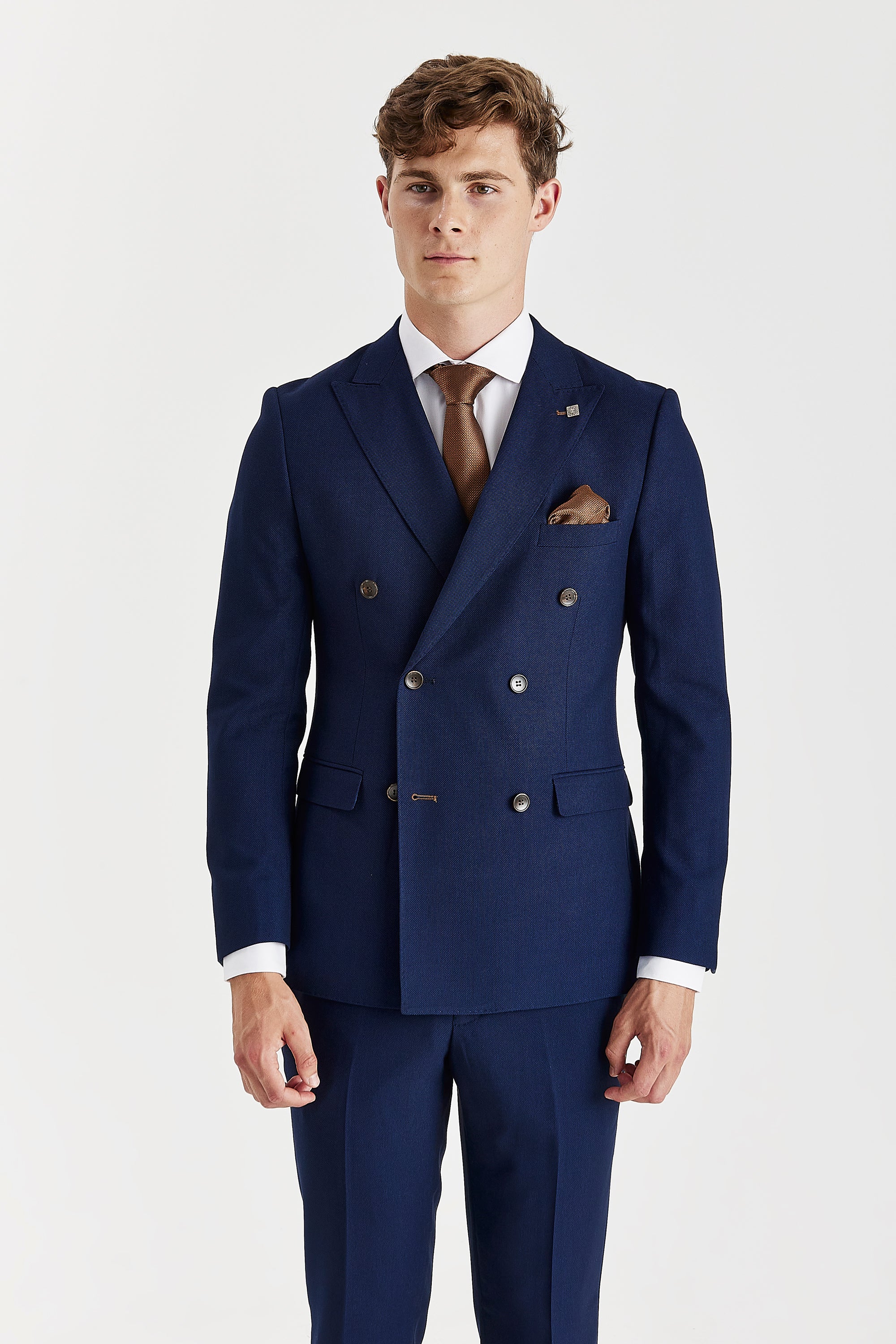 Mayfair - Navy Double-Breasted Blazer