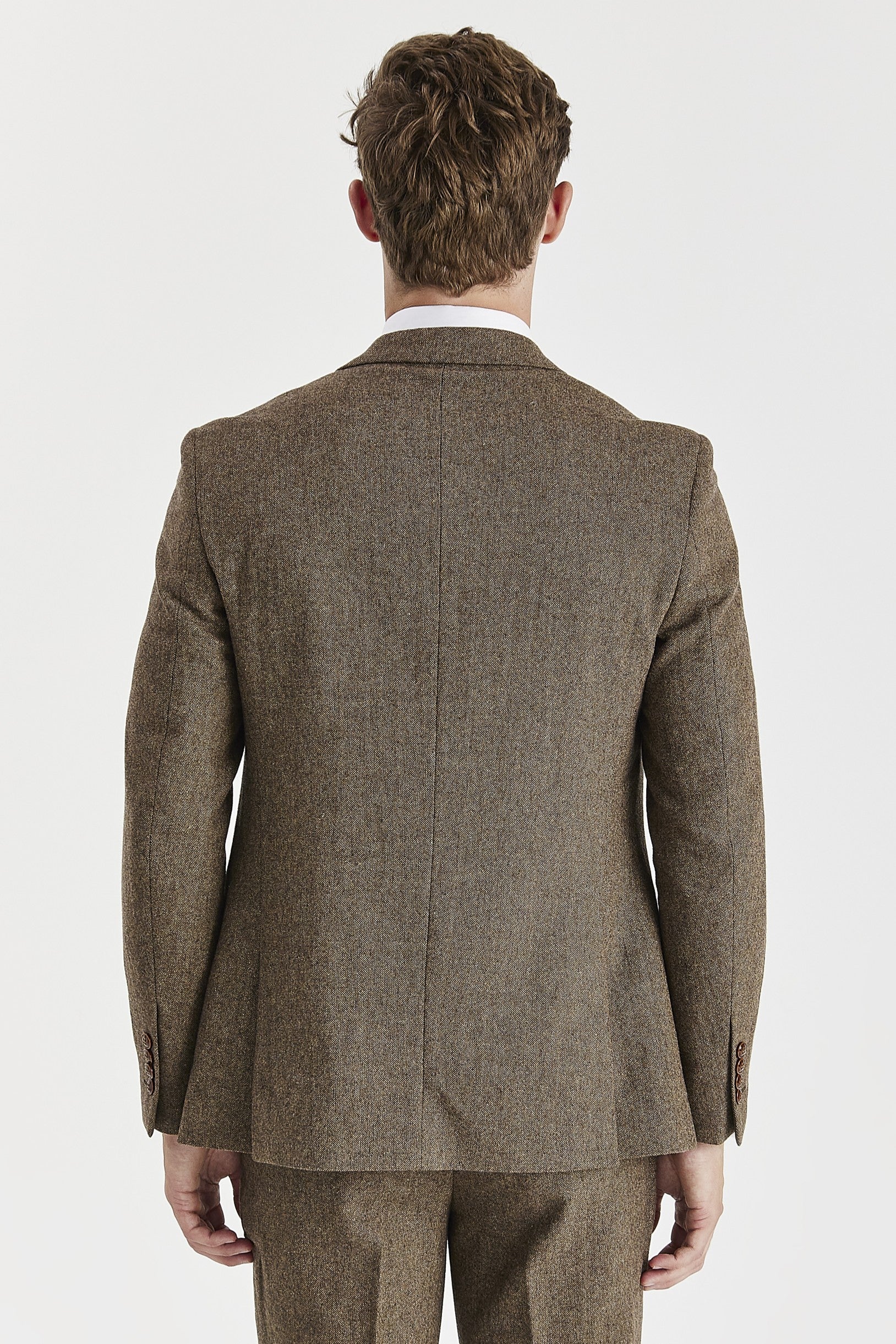 Oscar - Men's Brown Tweed Blazer