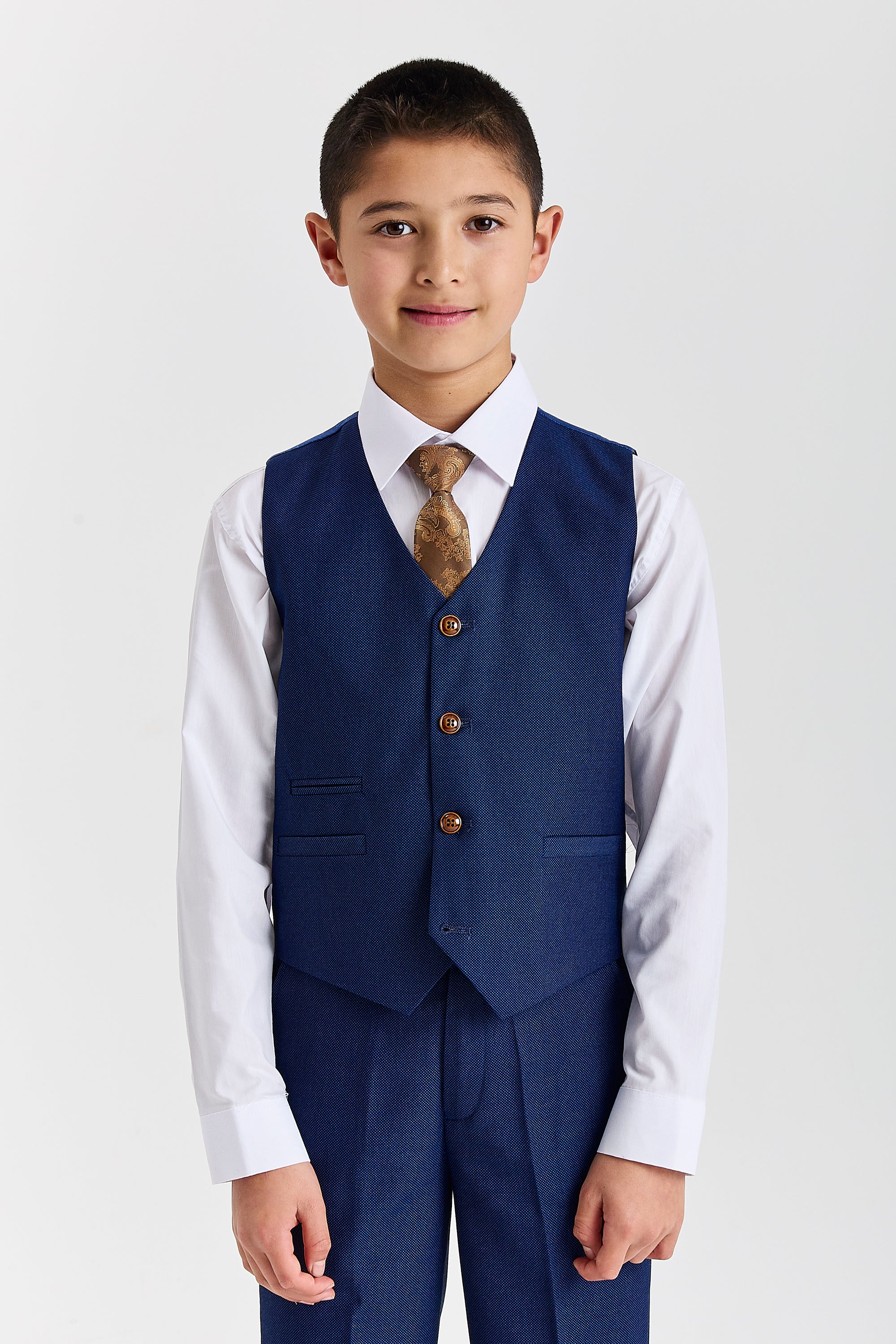 Device - Boy's Mayfair Blue Three Piece Suit