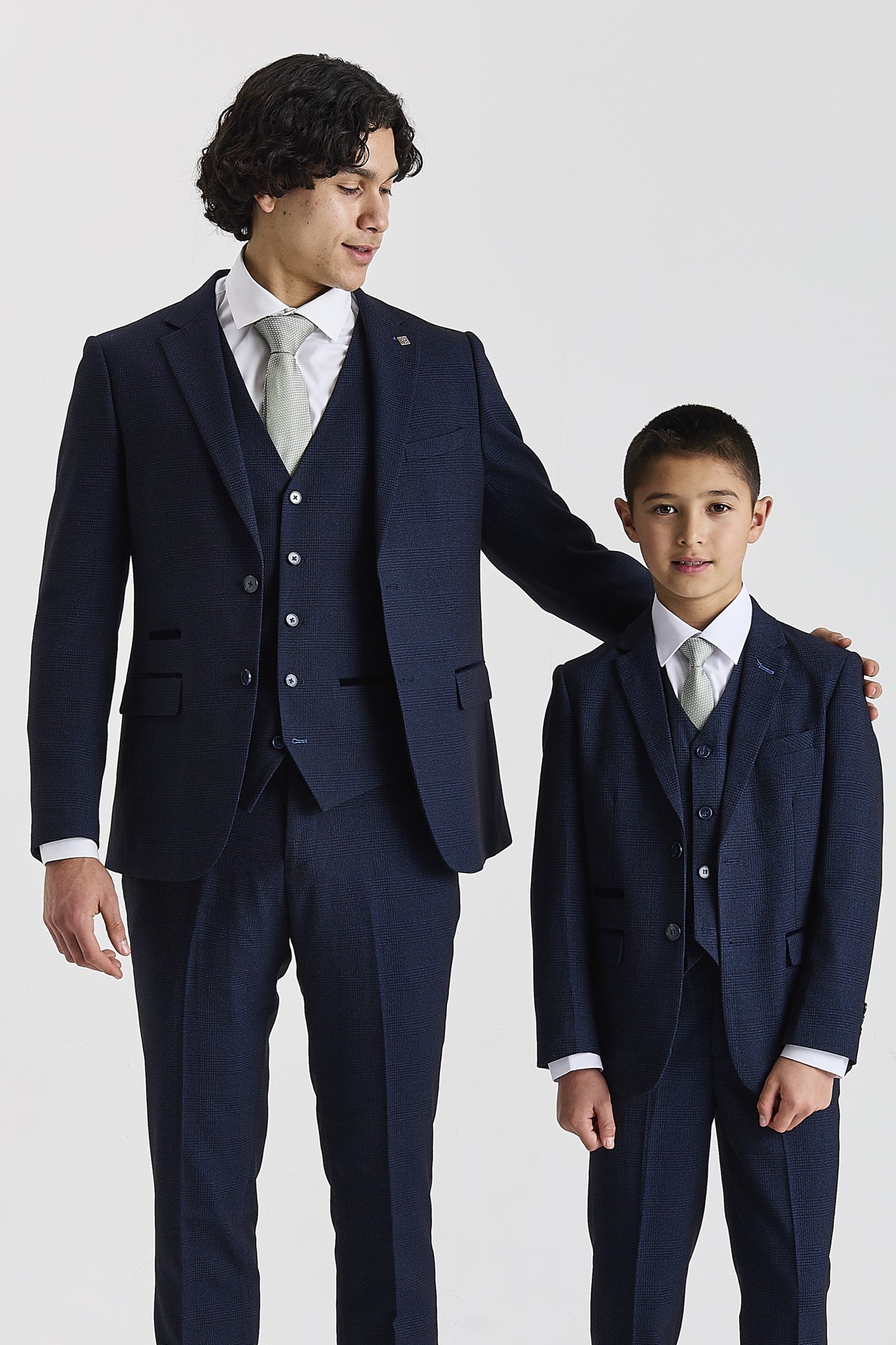 Regent Navy Father & Son Suit