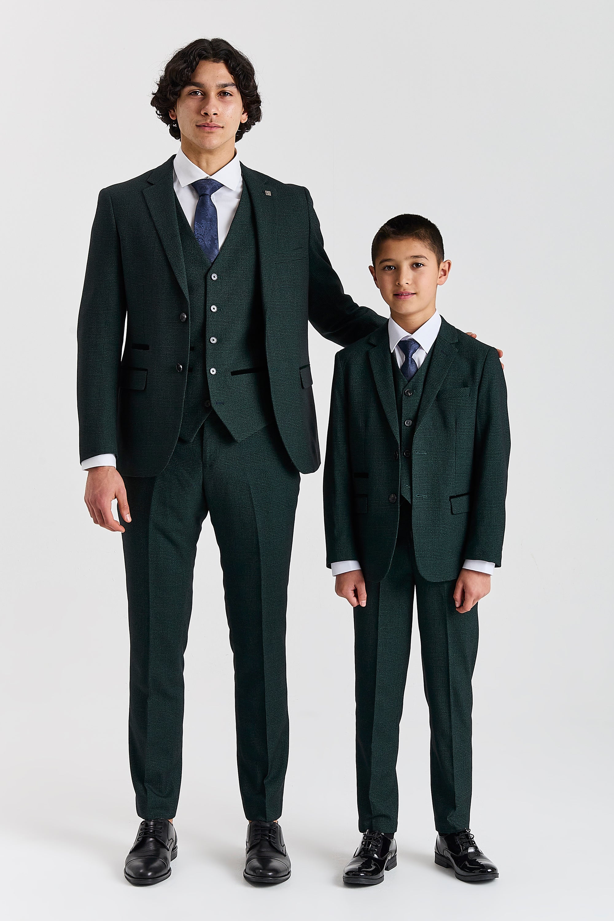 Regent Olive Father & Son Suit