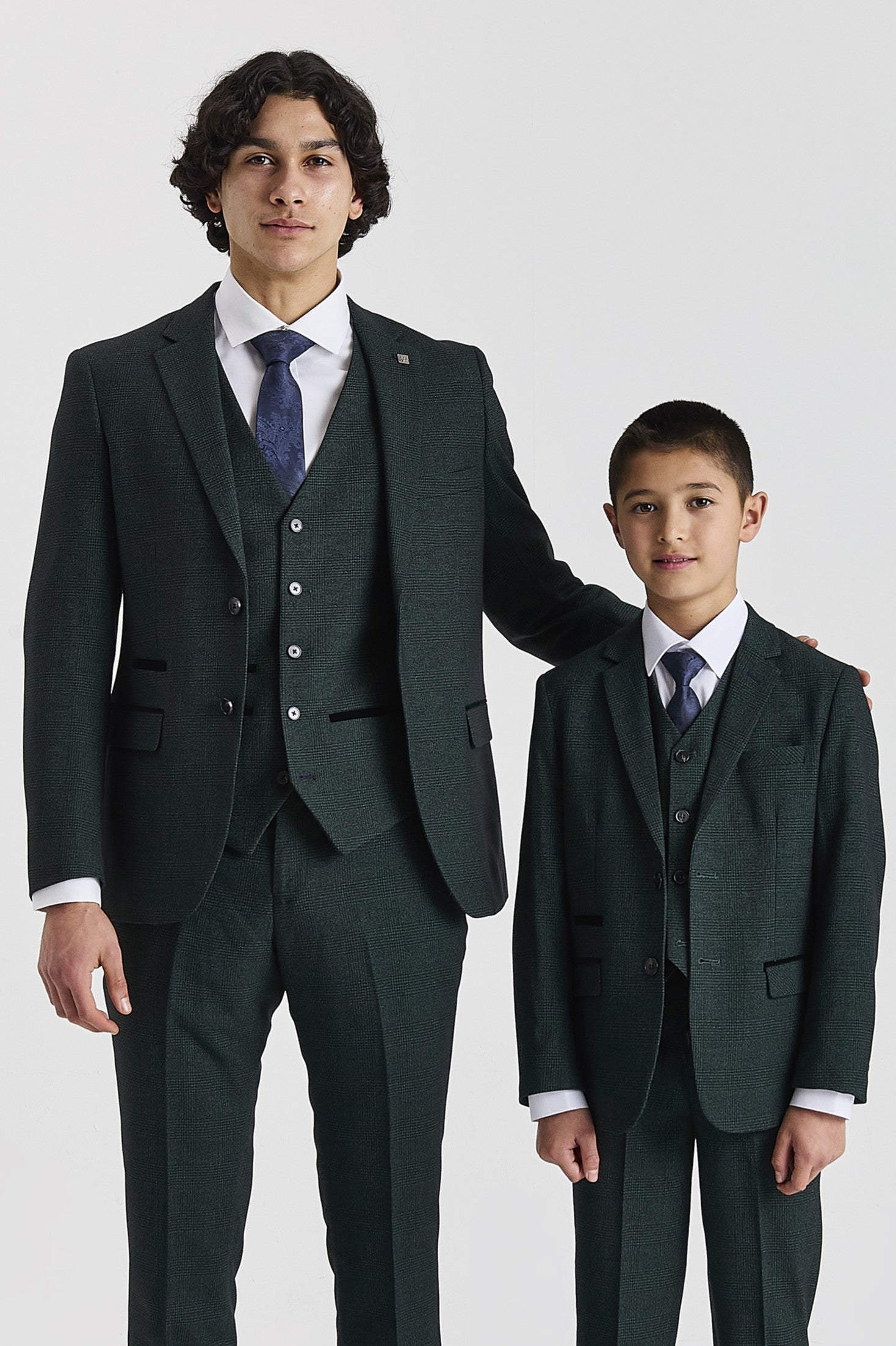 Regent Olive Father & Son Suit
