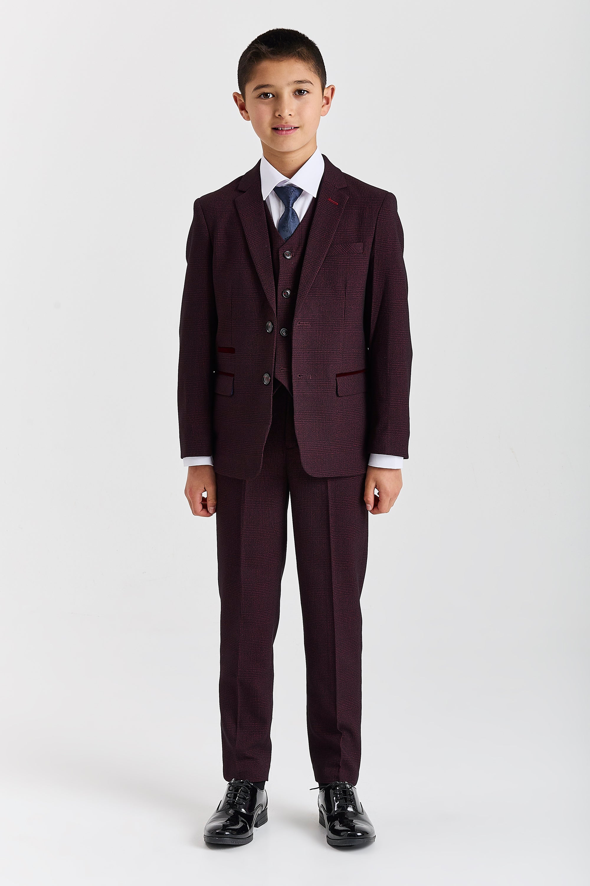 Device - Boy's Regent Wine Three Piece Suit