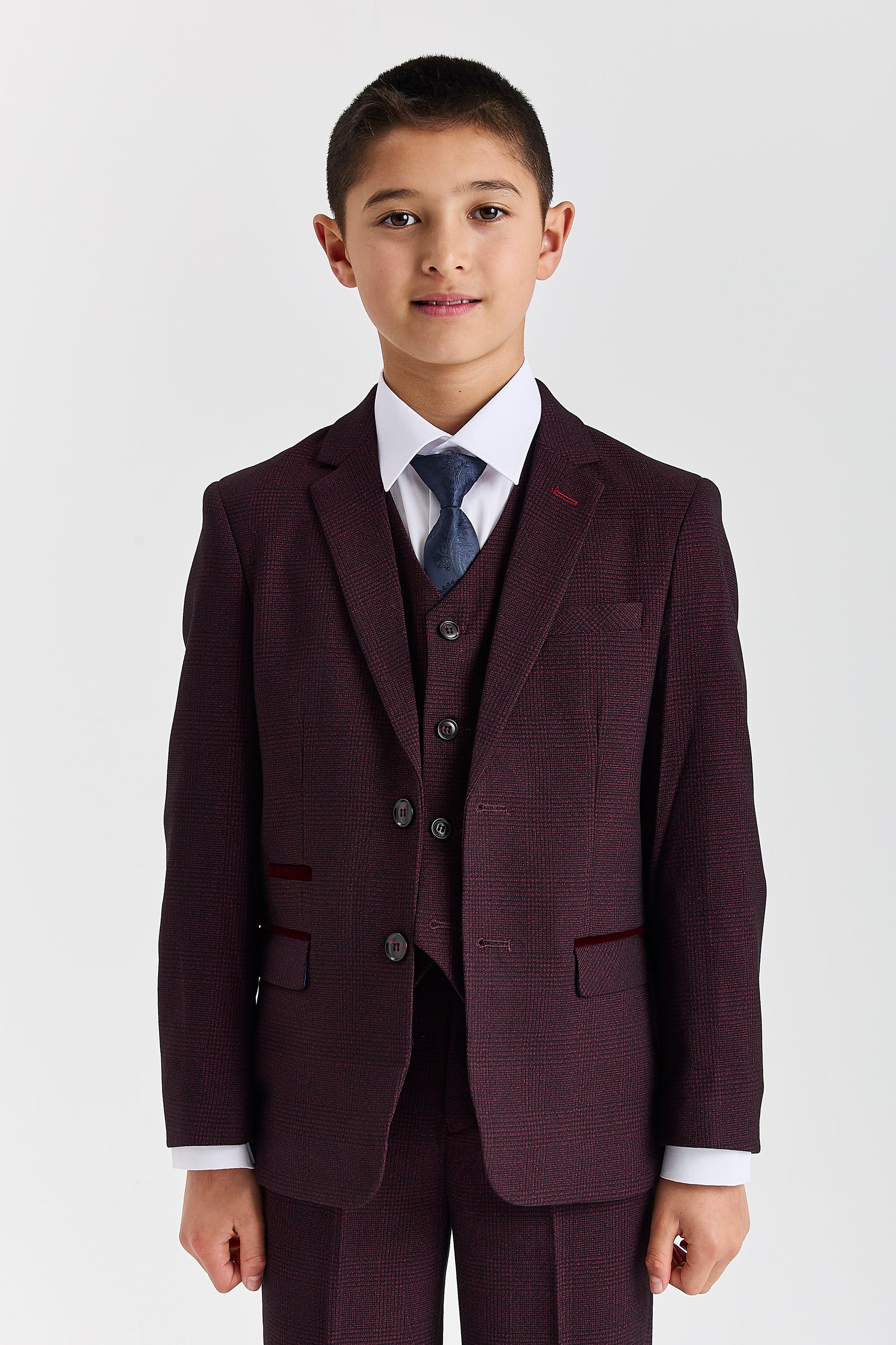 Device - Boy's Regent Wine Three Piece Suit