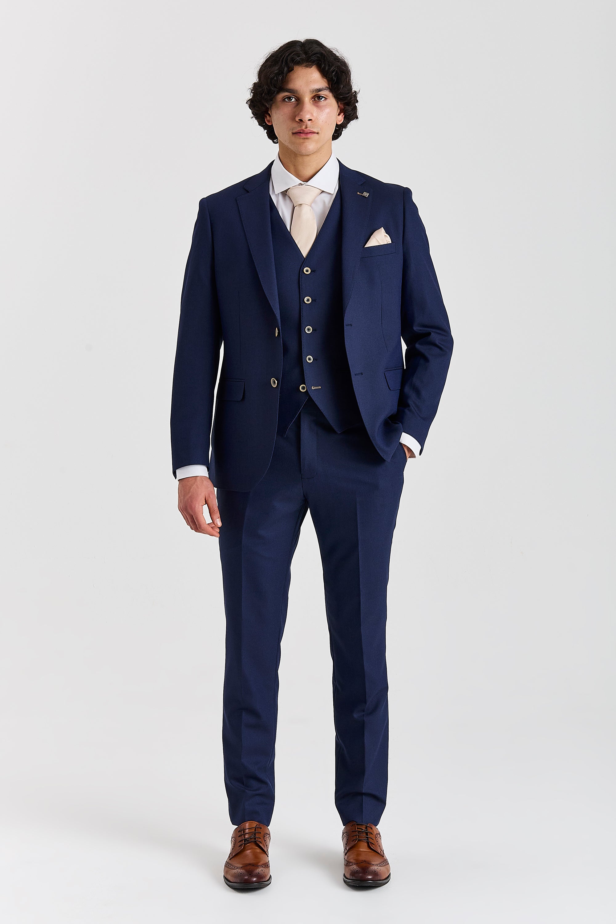 Belmont Navy Men's Three Piece Suit