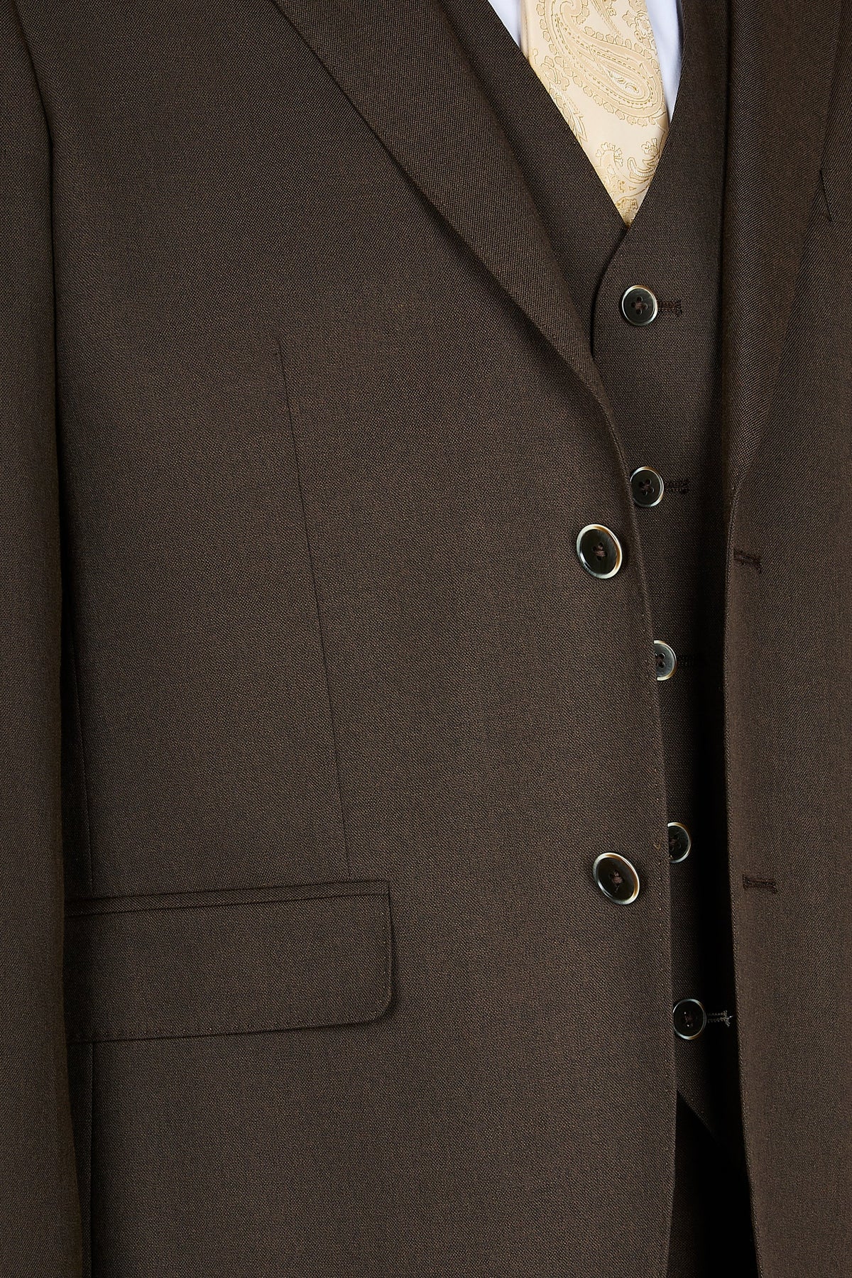 Belmont Brown Three Piece Suit