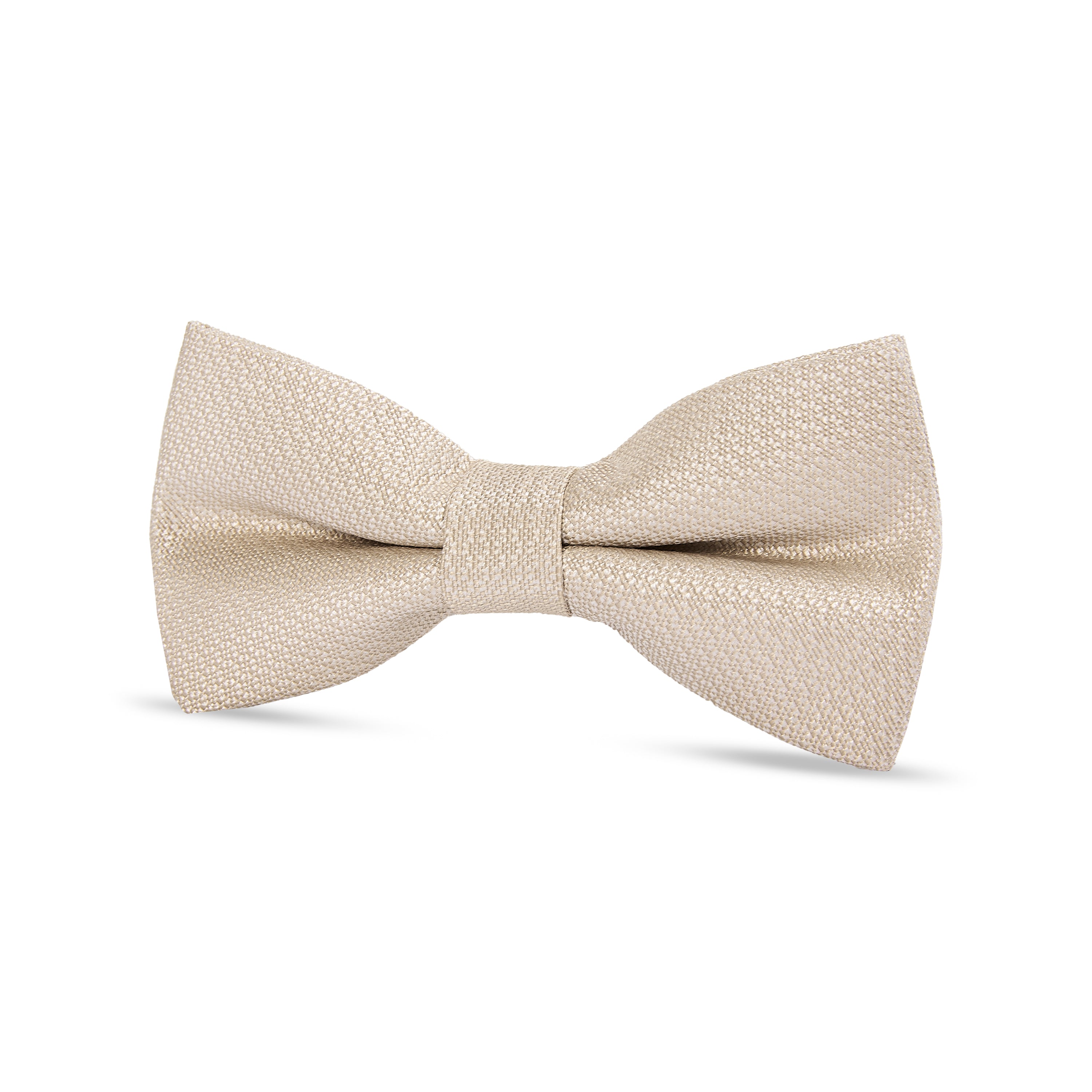 Boy's Champagne Textured Bow Tie