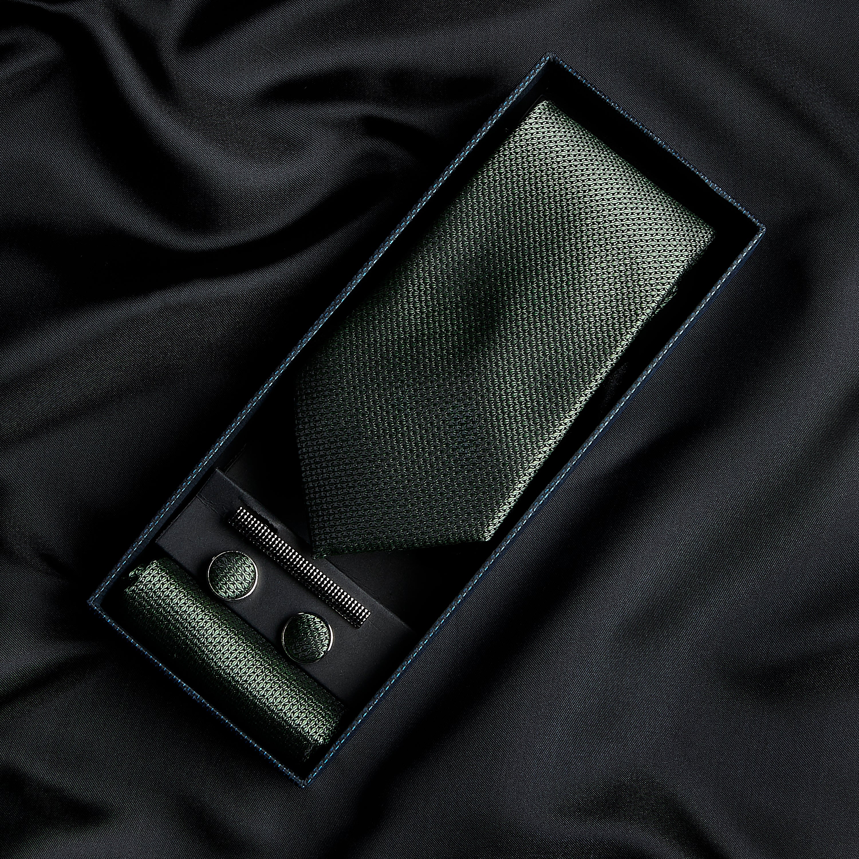 Paul Andrew - Green Textured Tie Set