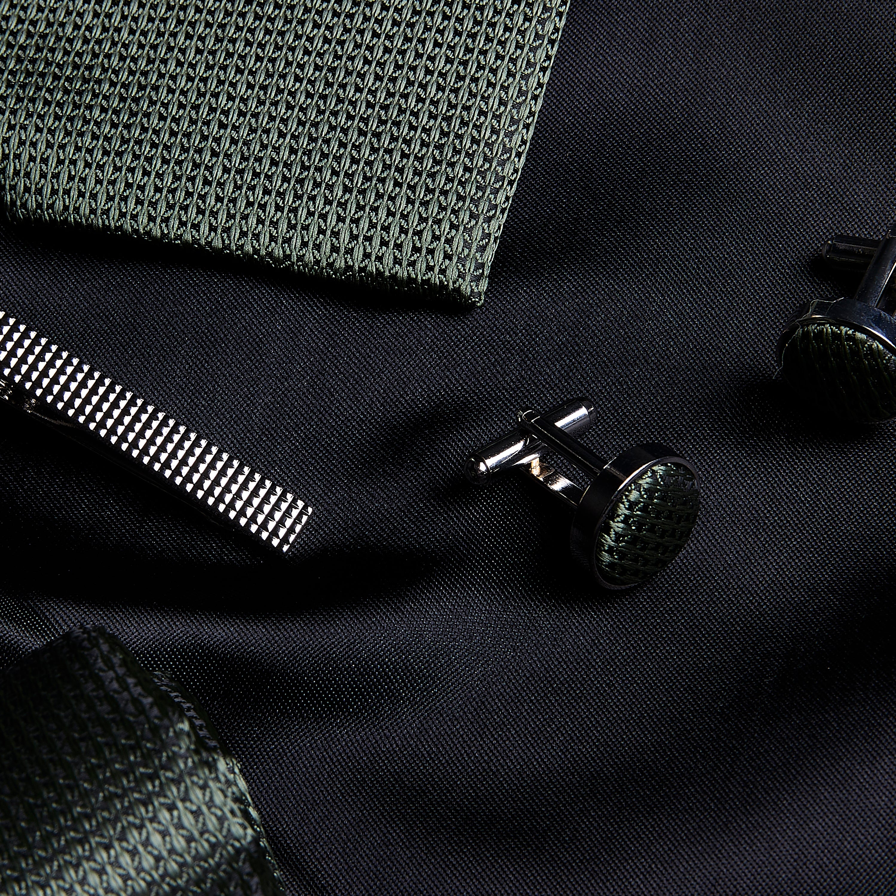 Paul Andrew - Green Textured Tie Set