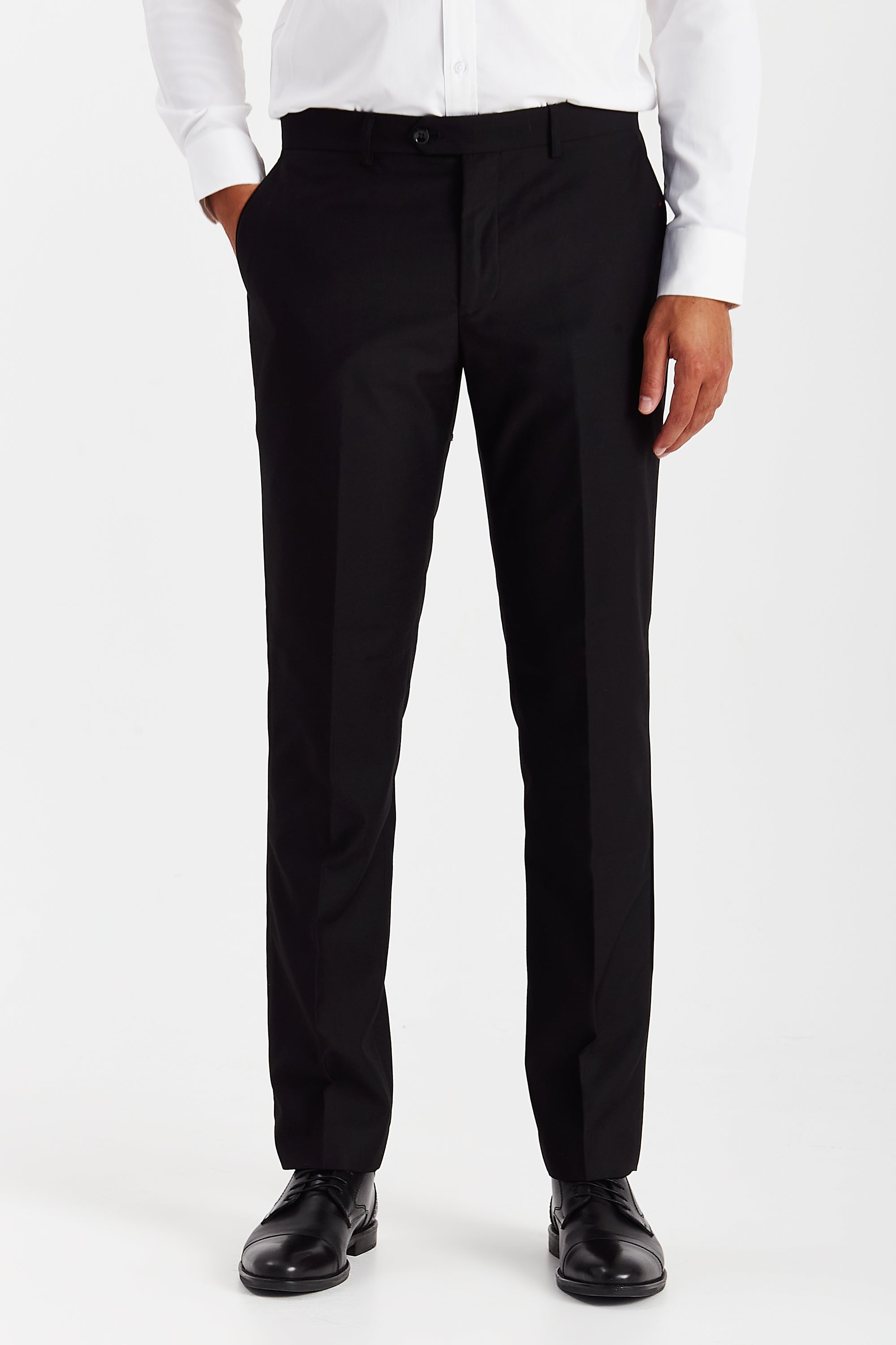 Ford - Men's Black Tuxedo Trousers