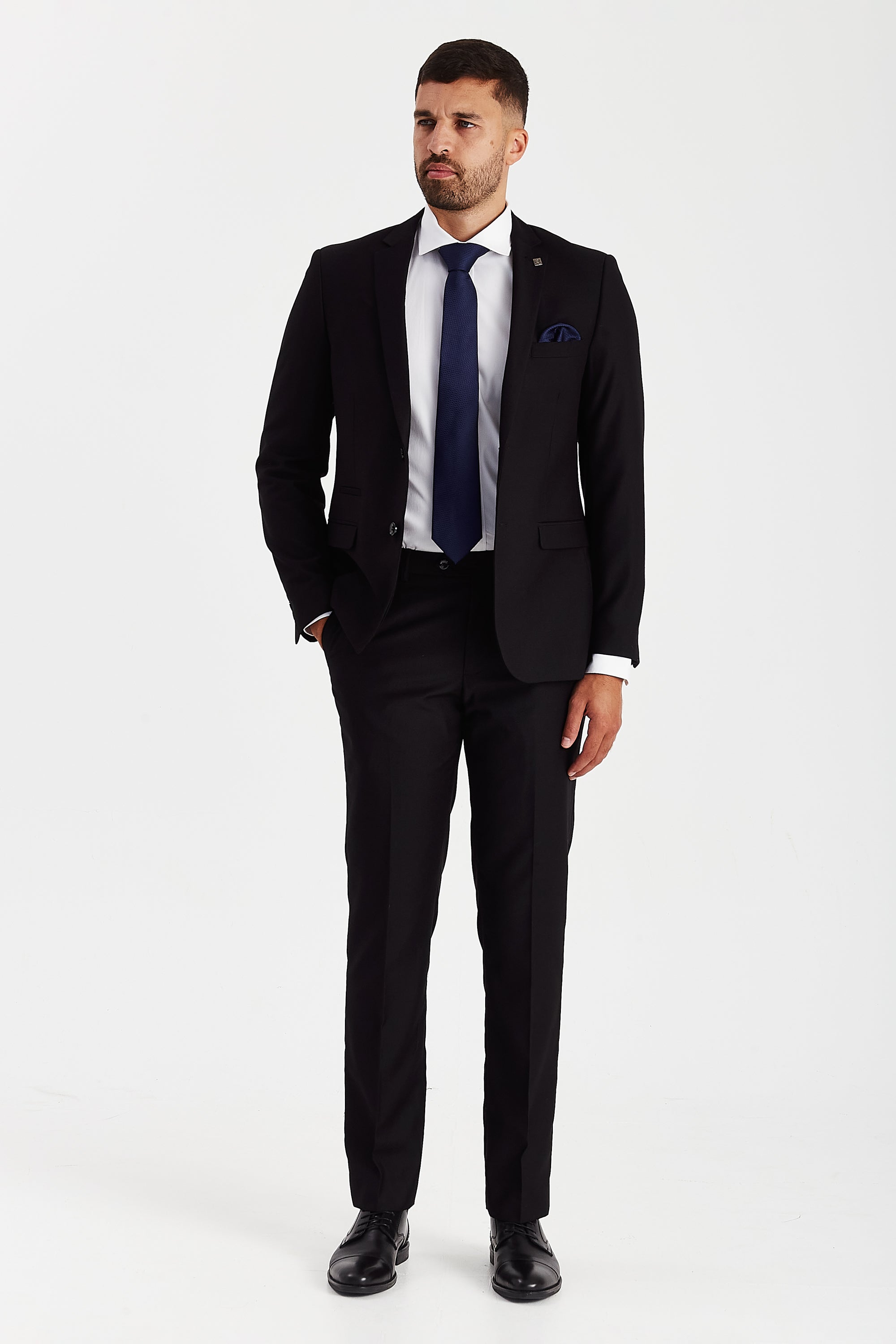 Parker Black Two Piece Suit