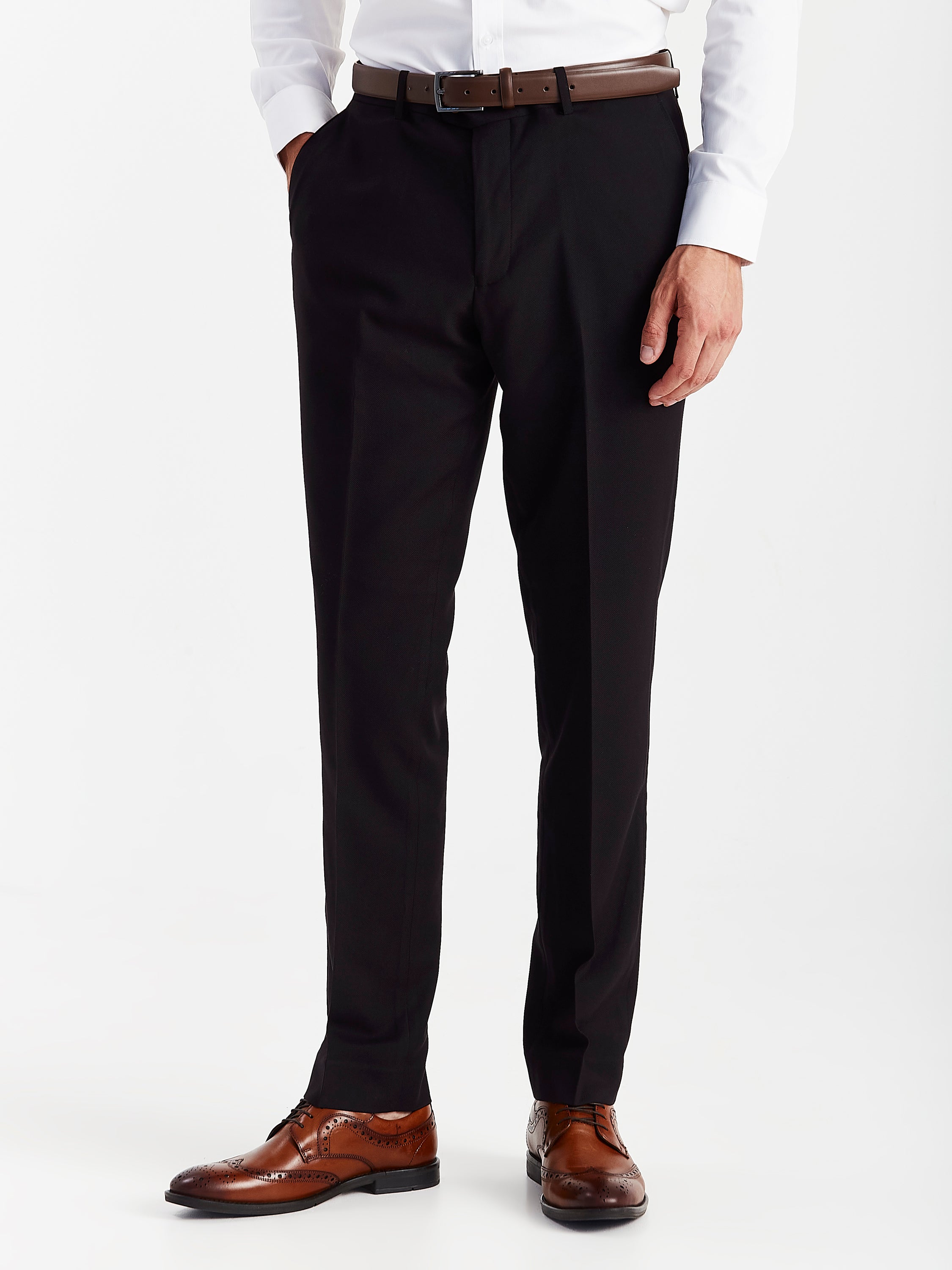 Men's Mayfair Black Trousers