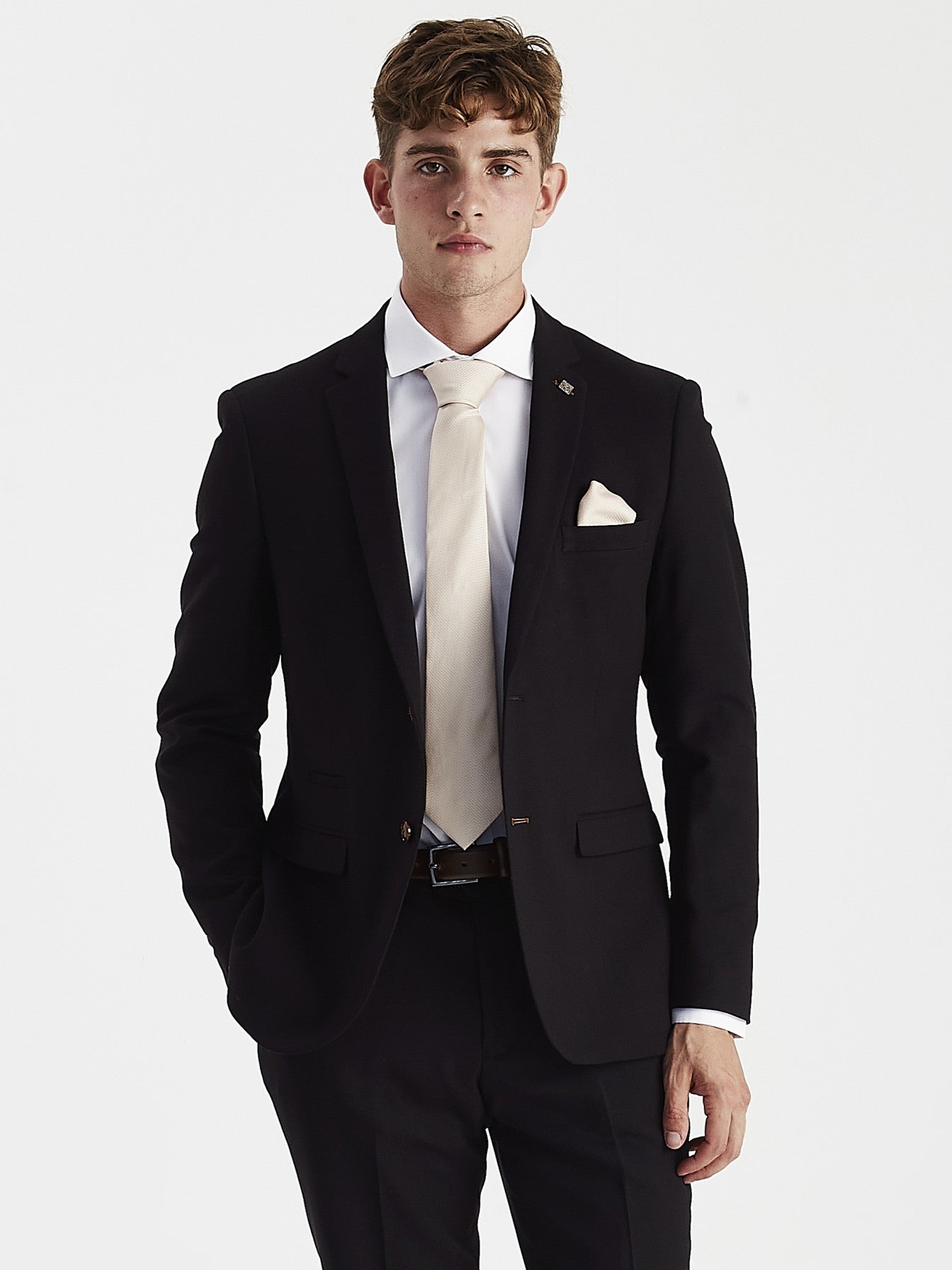 Mayfair - Men's Black Textured Blazer