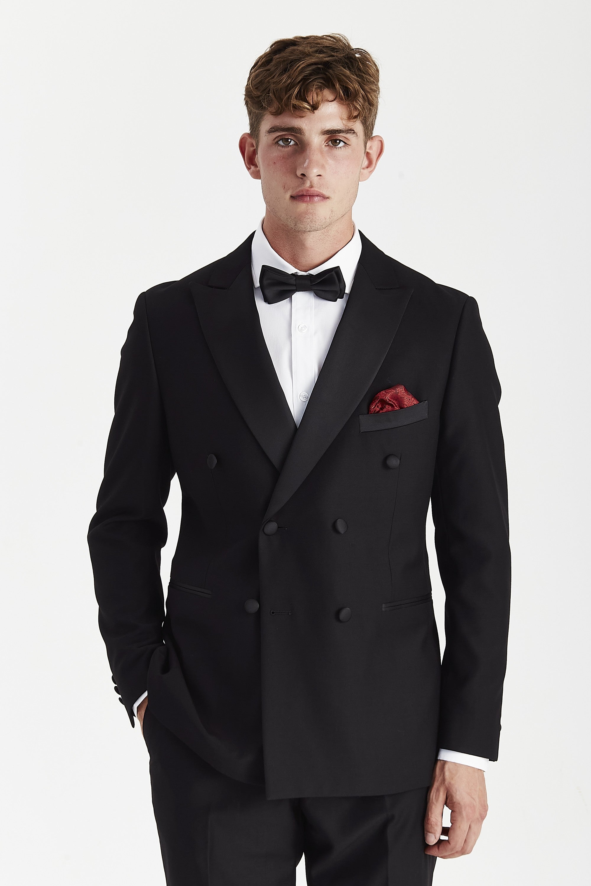 Harry Black Double-Breasted Tuxedo