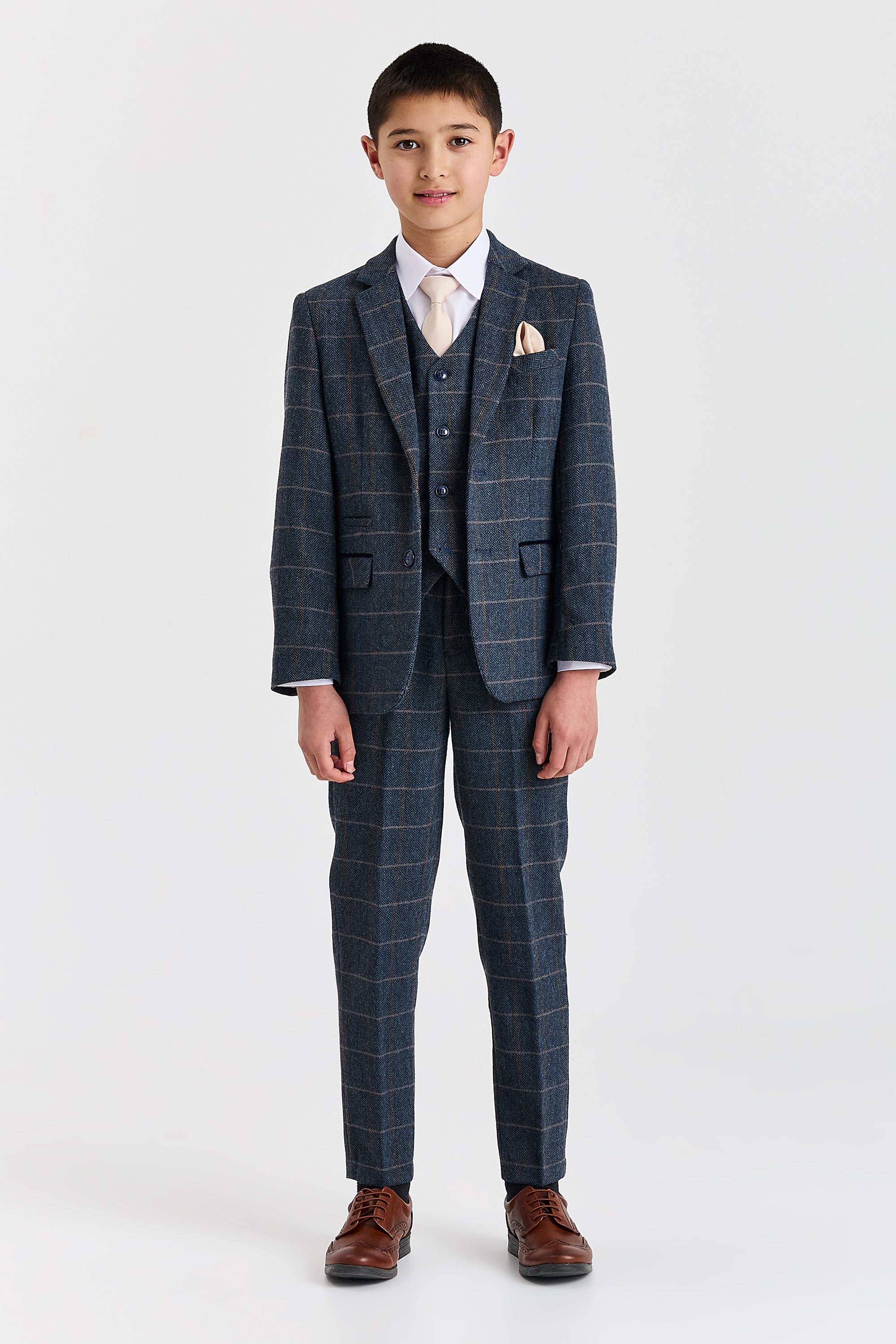 Device - Boy's Harris Navy Three Piece Suit
