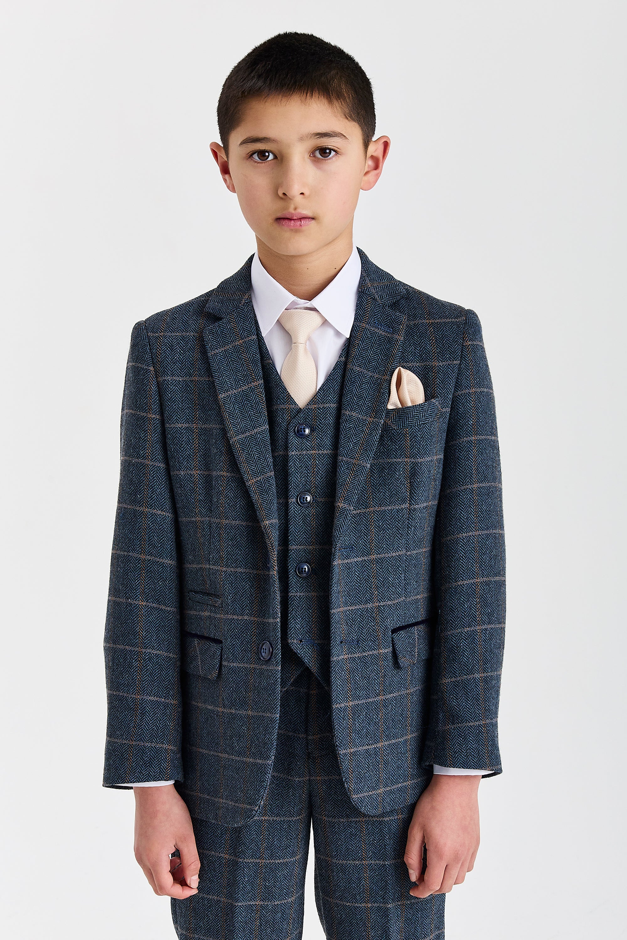Device - Boy's Harris Navy Three Piece Suit