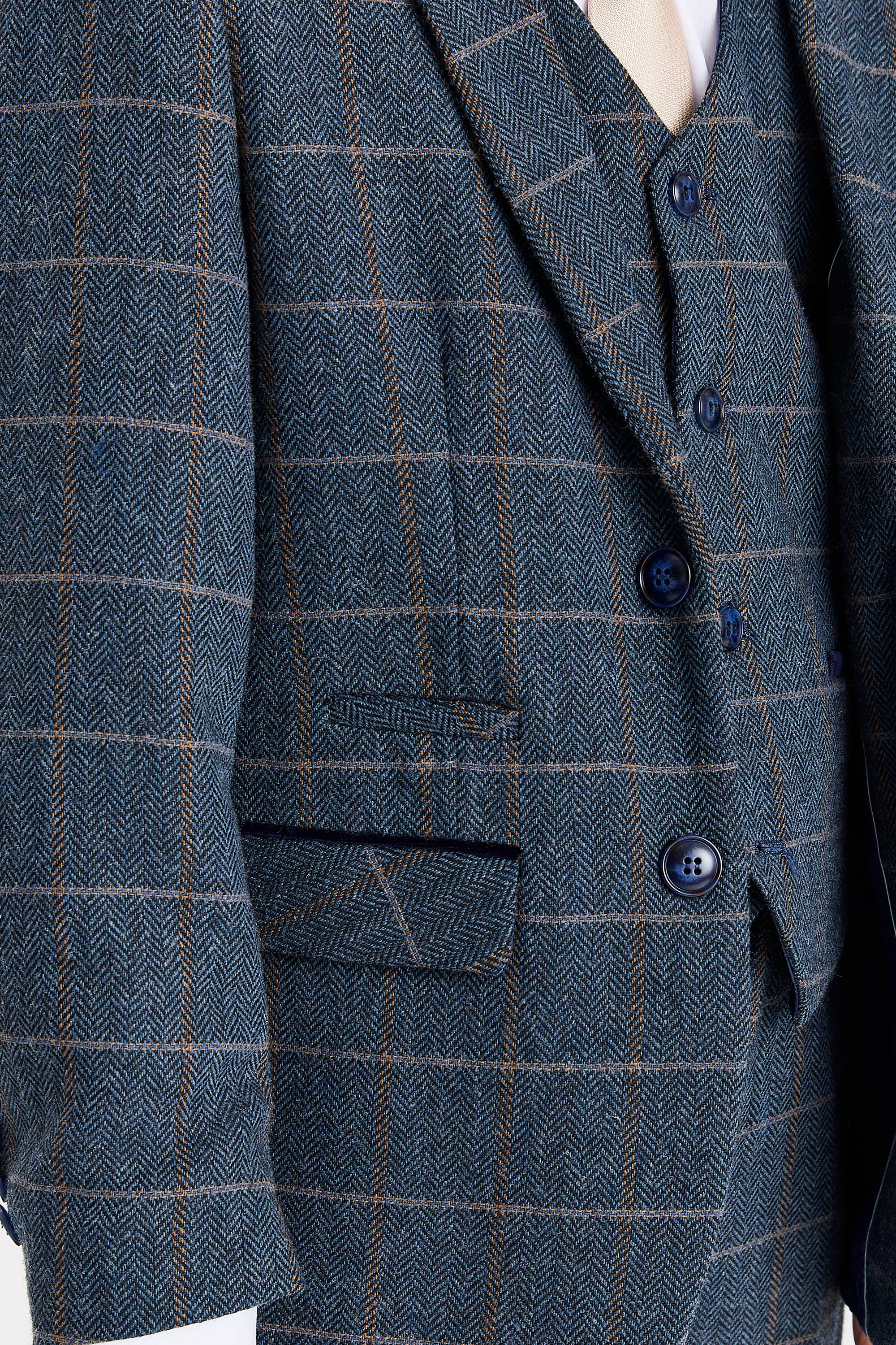 Device - Boy's Harris Navy Three Piece Suit