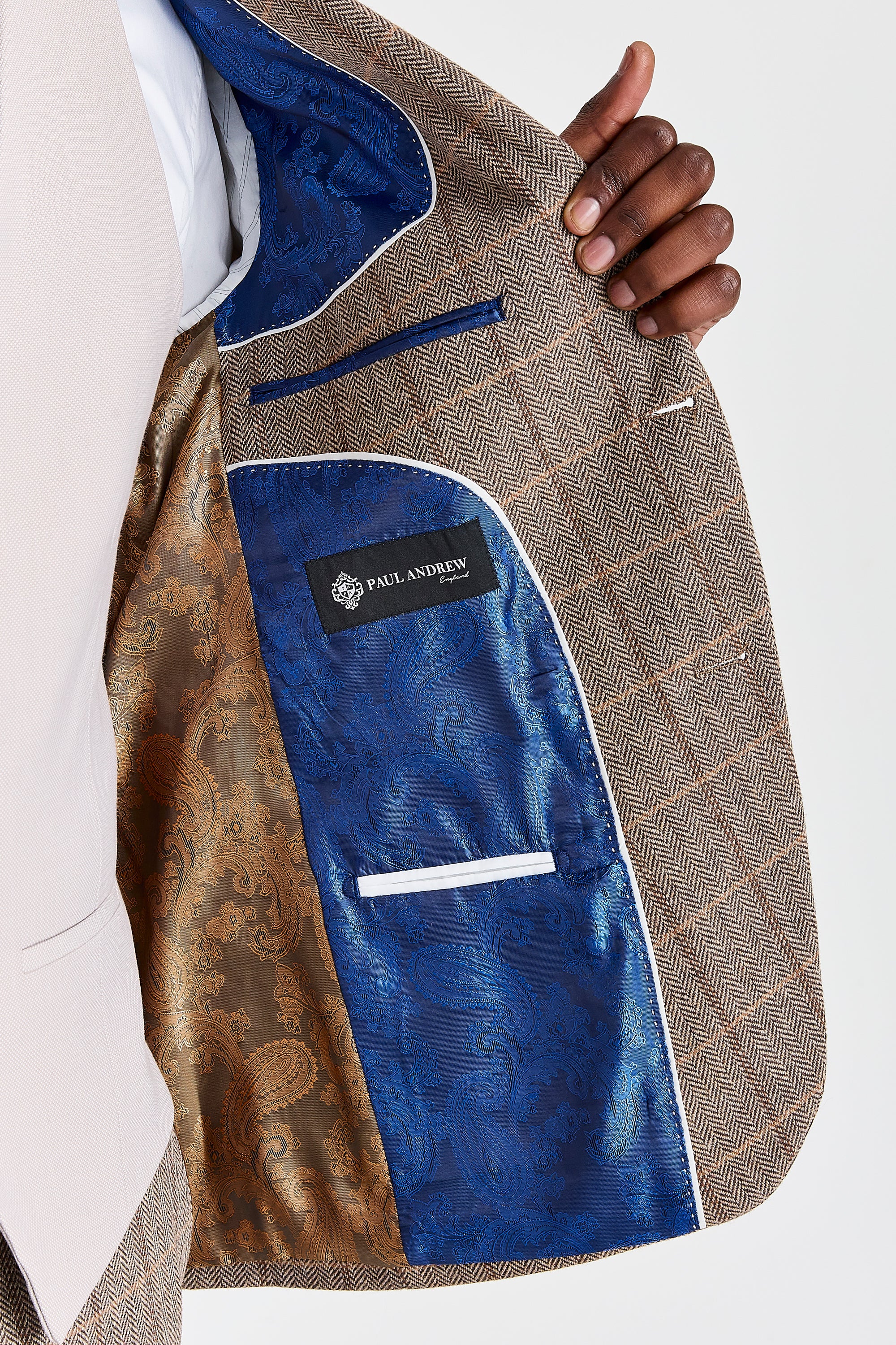Harris Brown Tweed Suit with Mayfair Stone Waistcoat