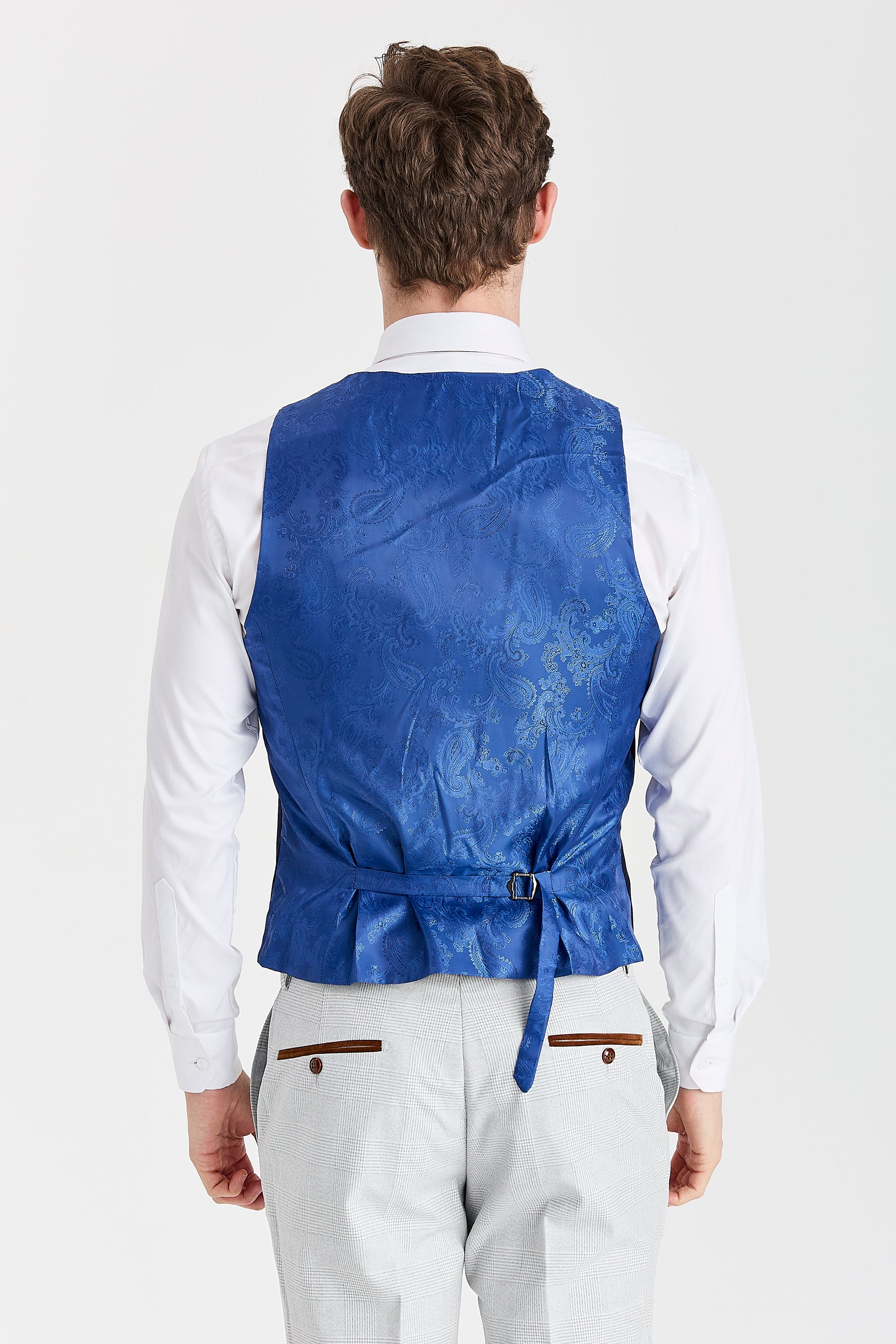 Mark Stone Suit with Mayfair Navy Waistcoat