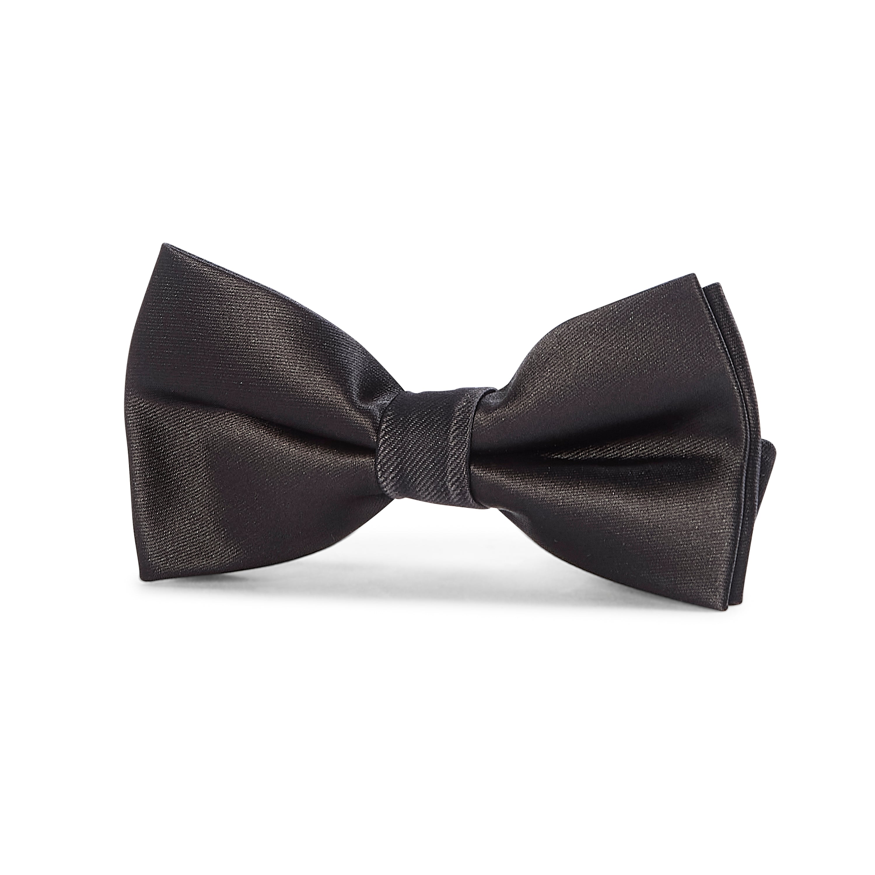 Boy's Satin Black Bow Tie