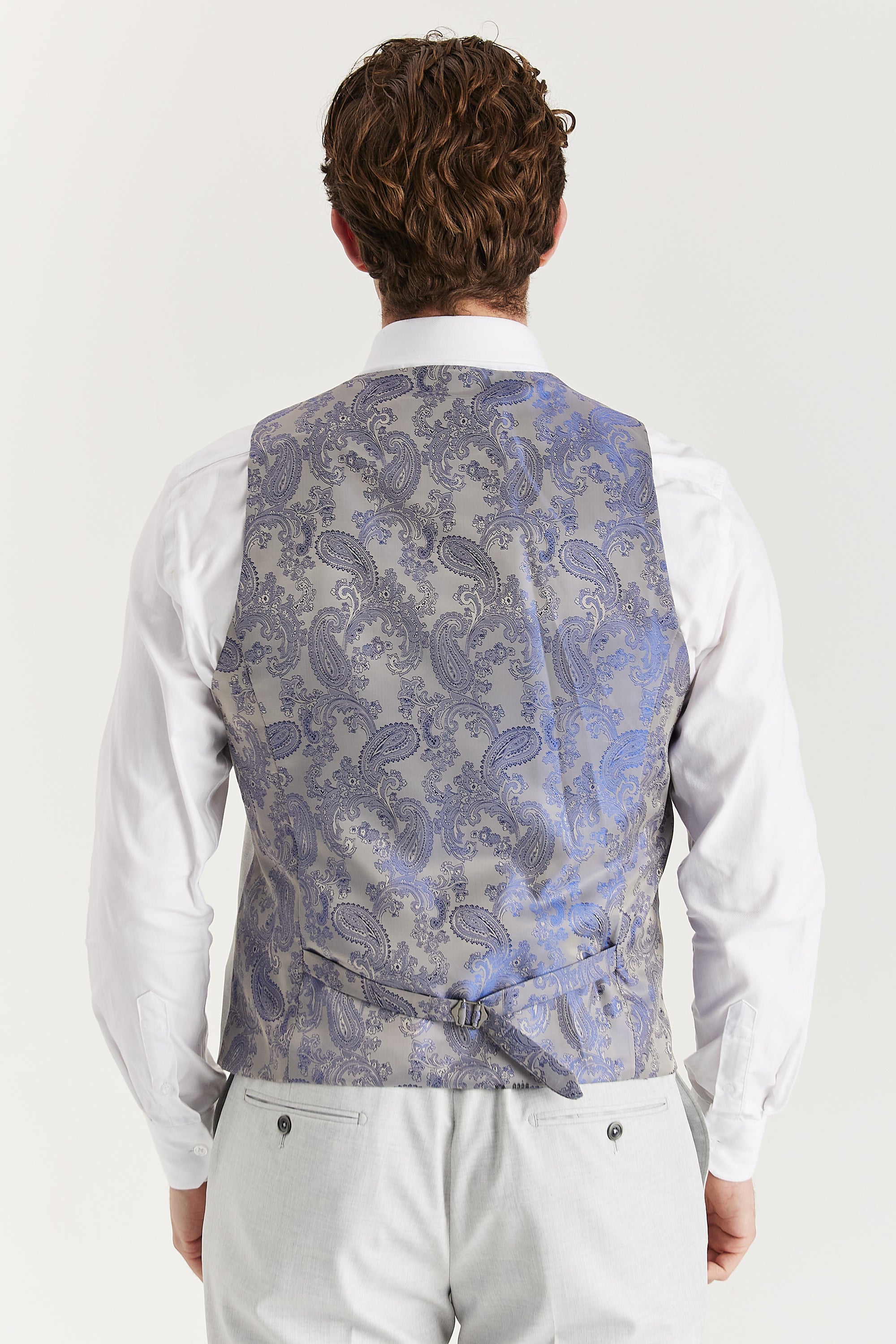 Belmont - Men's Silver Waistcoat