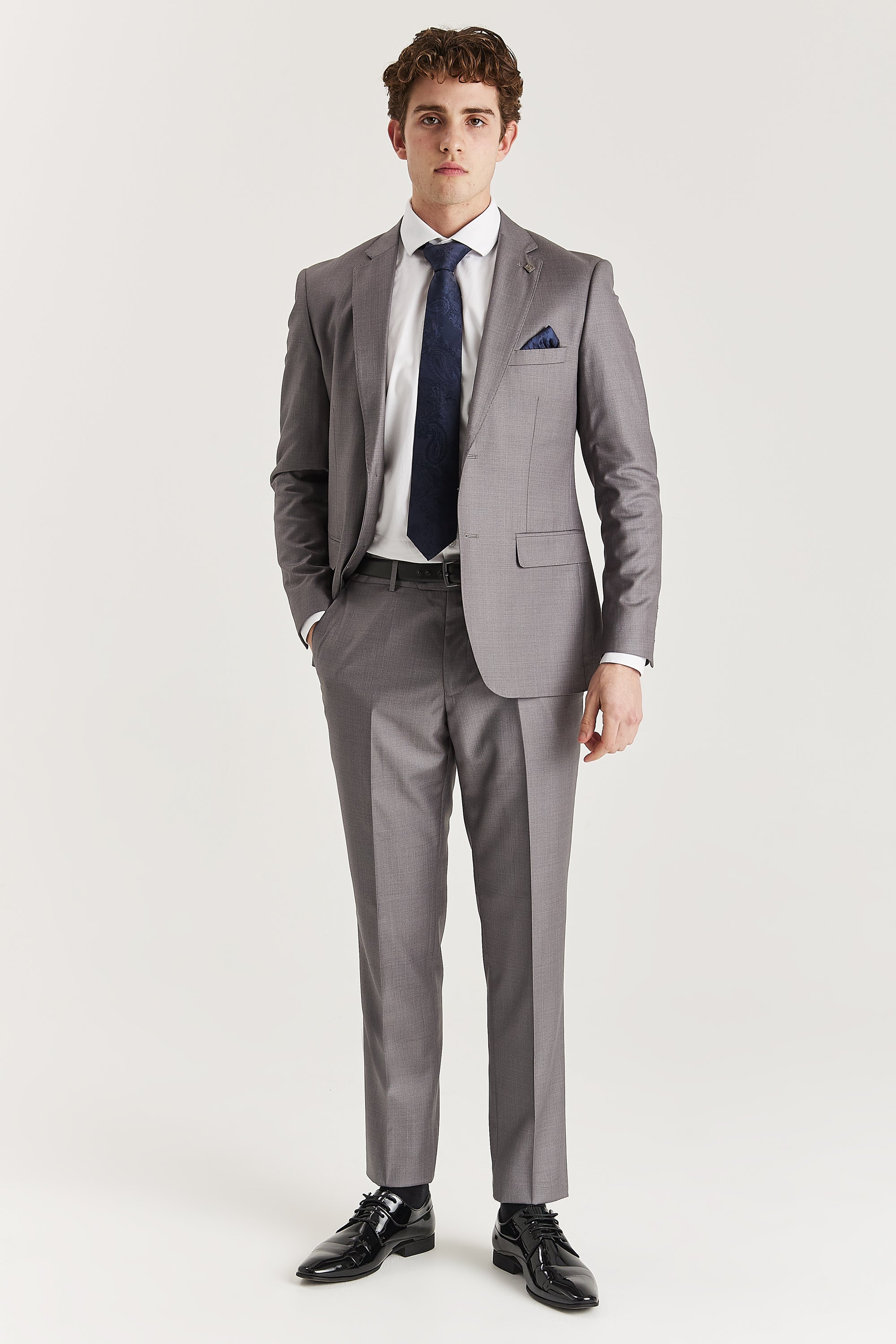 Edward - Men's Grey Trousers