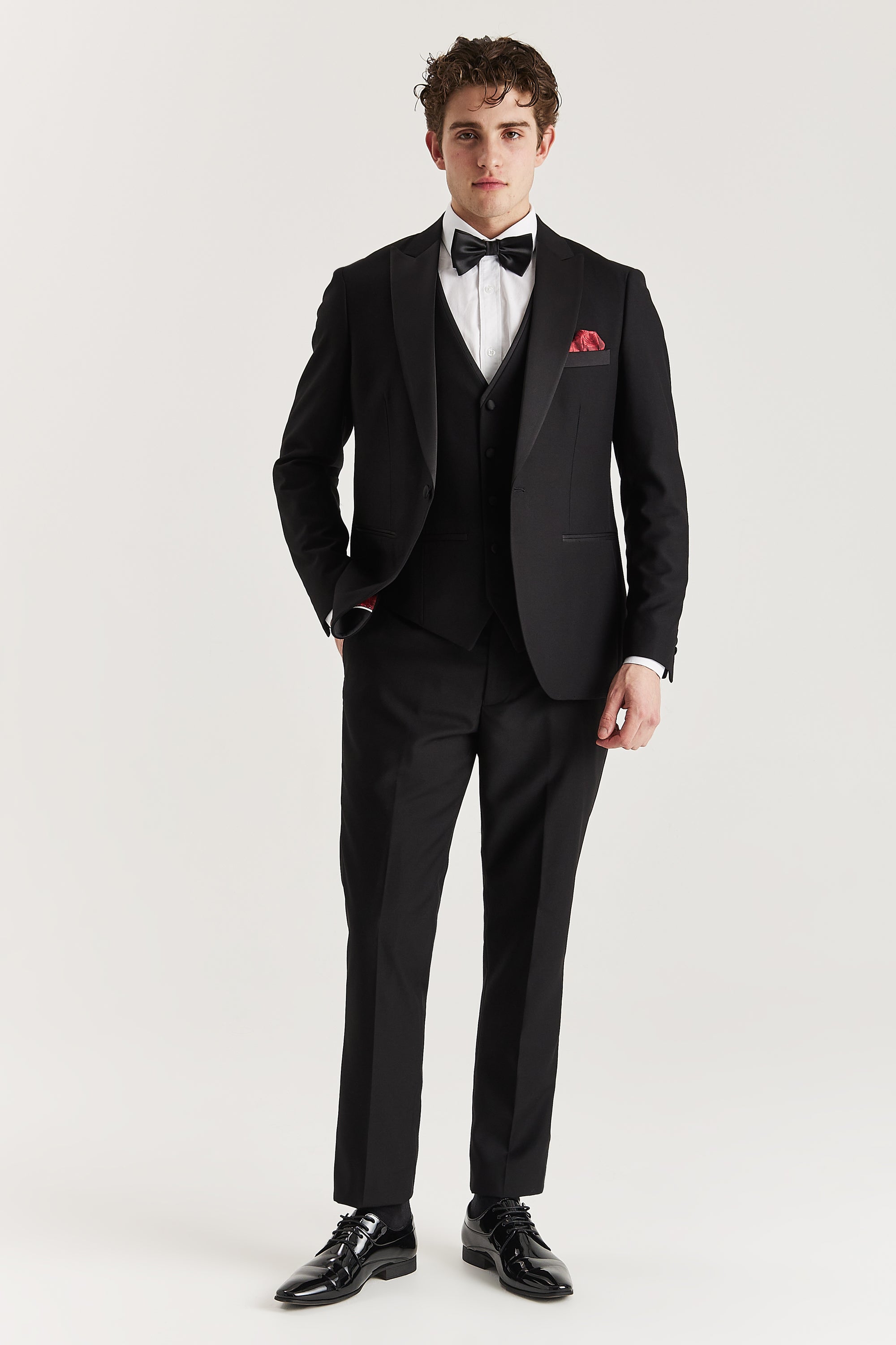 Harry Black Men's Three Piece Tuxedo