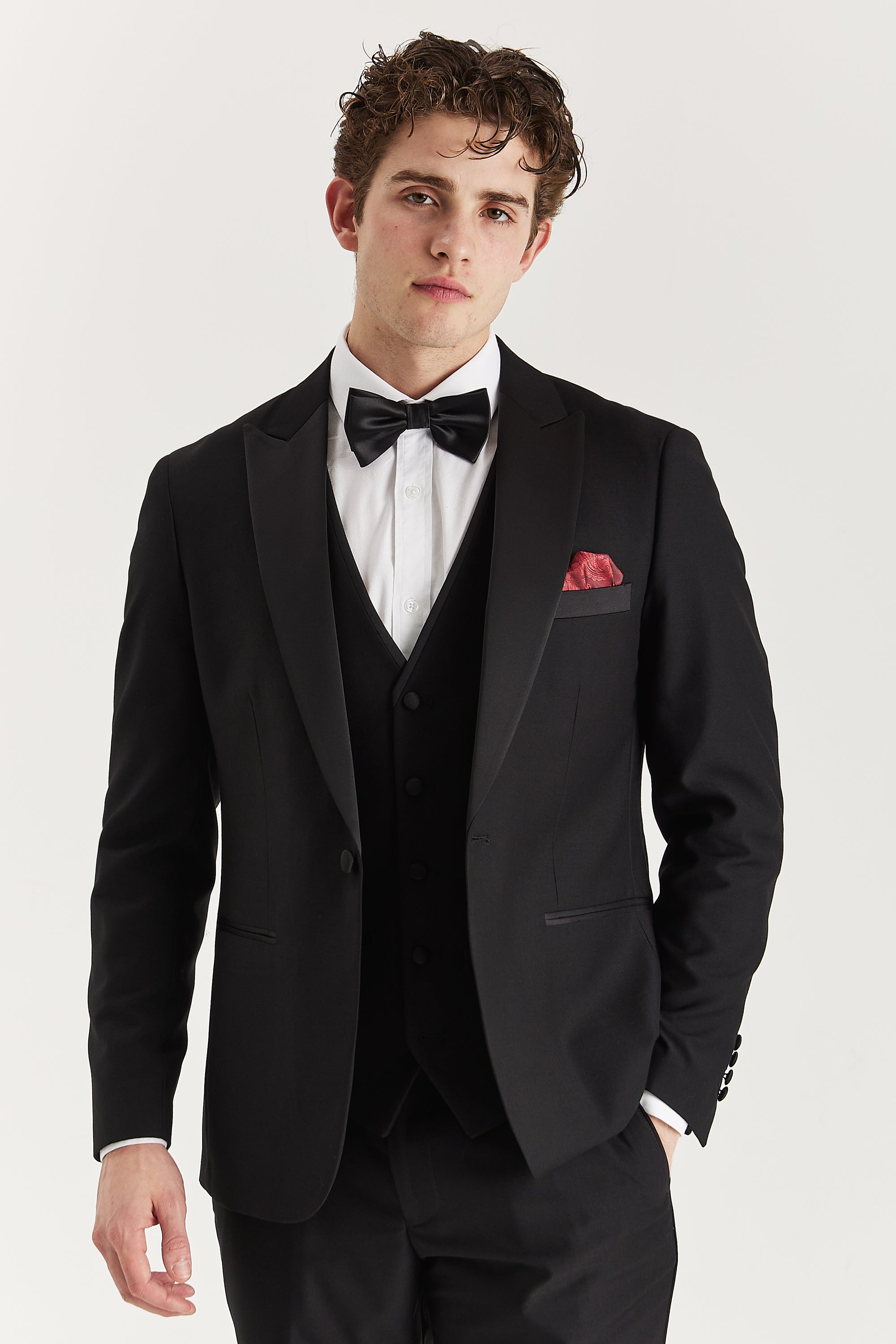 Harry Black Men's Three Piece Tuxedo