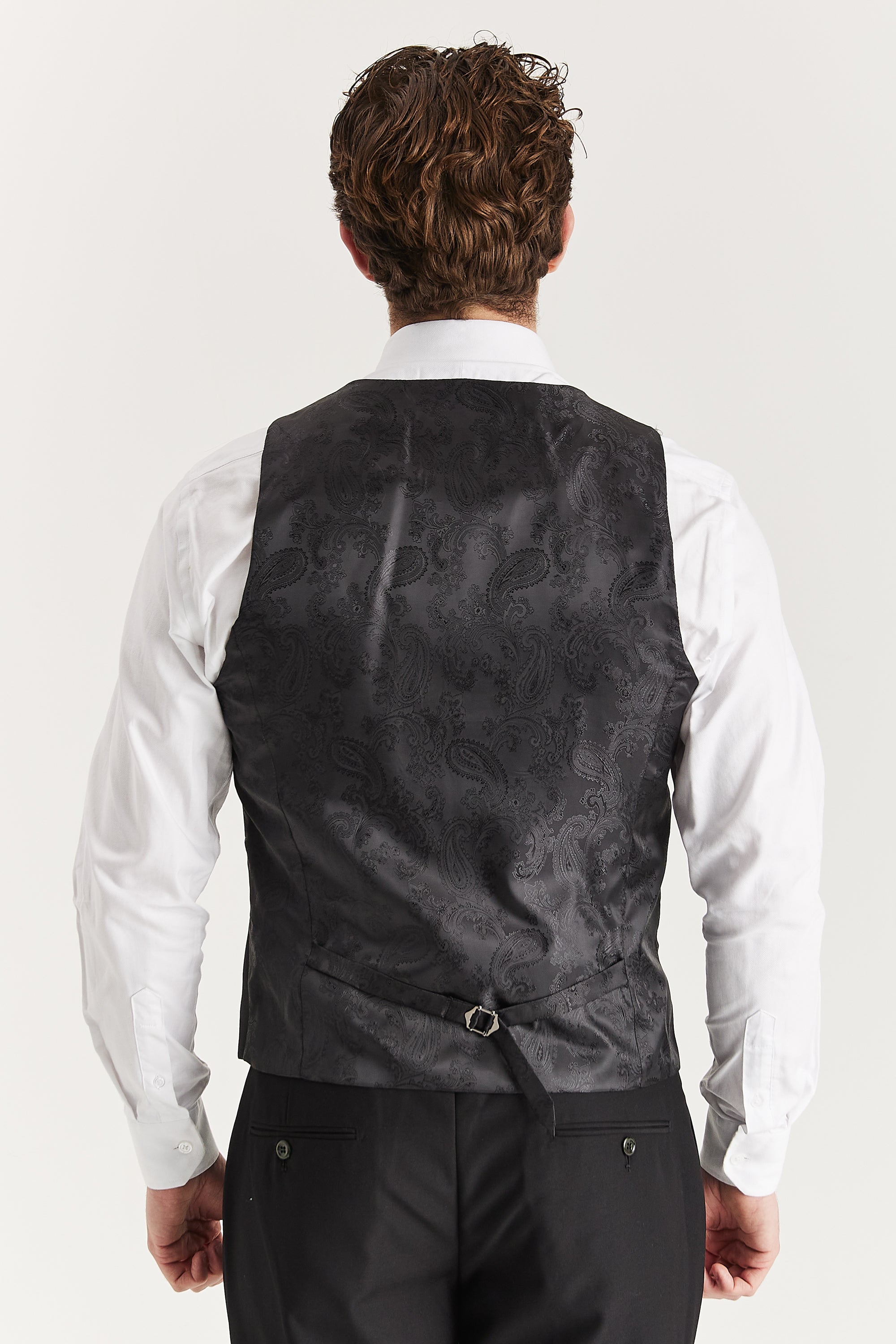 Harry - Men's Black Tuxedo Waistcoat