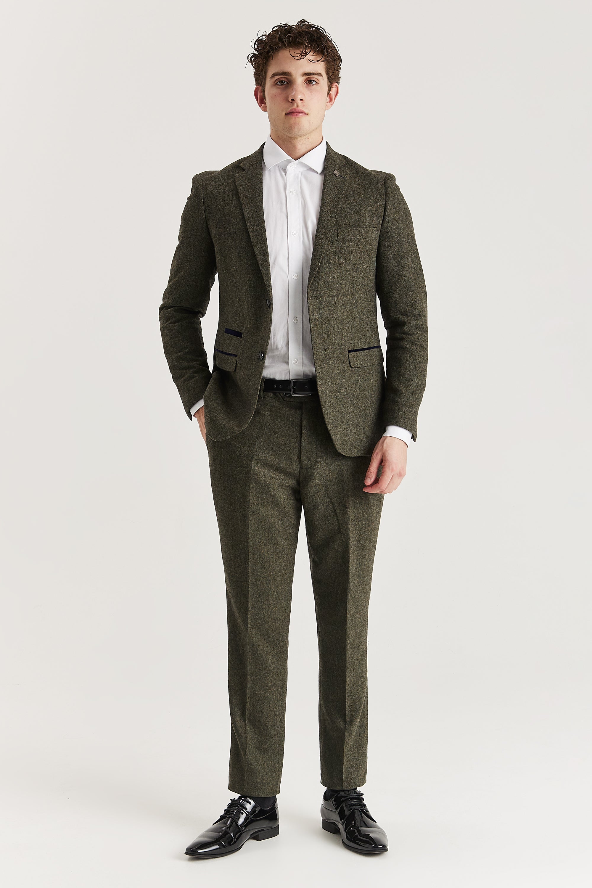 Men's Oscar Green Trousers