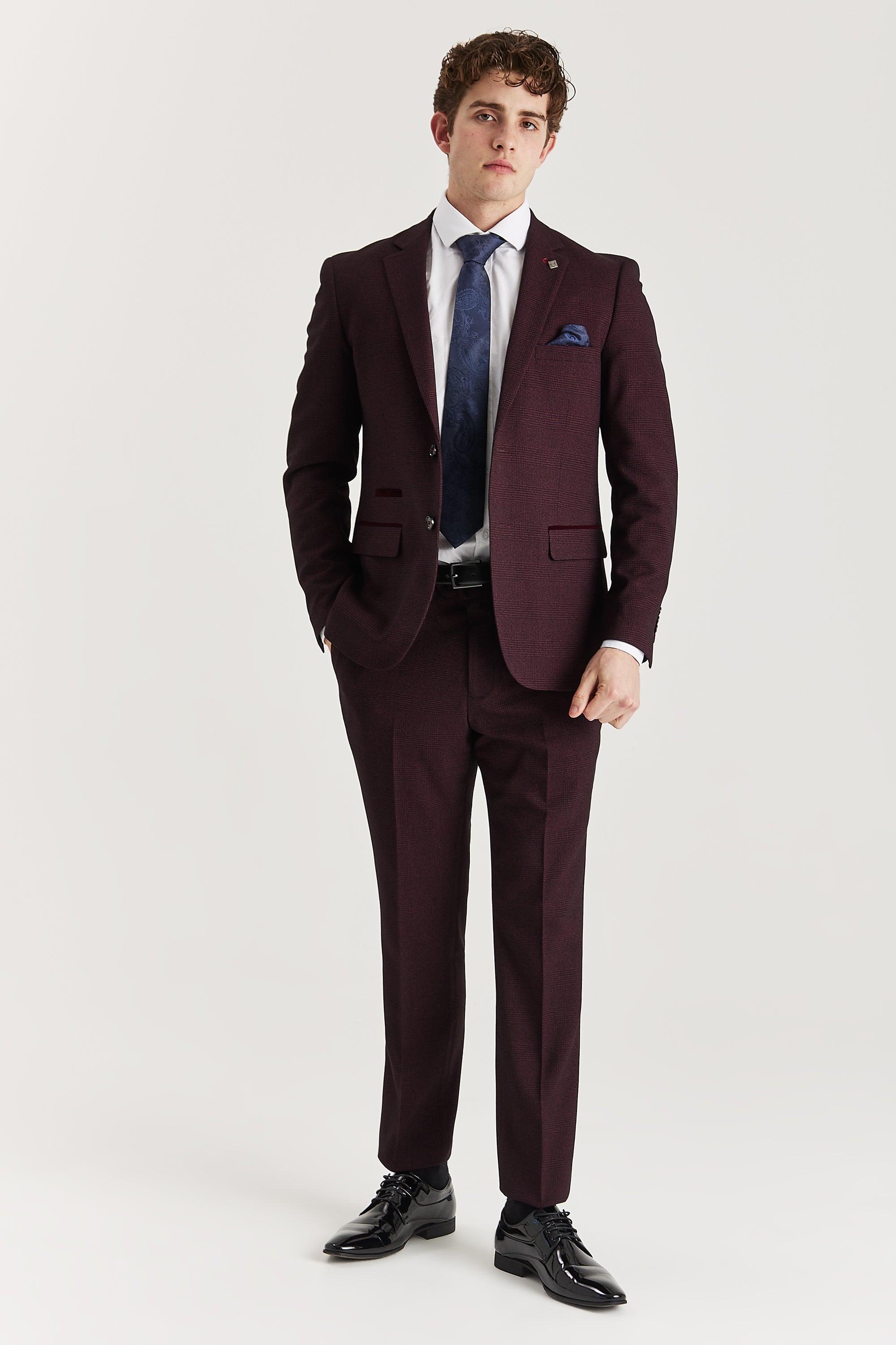 Regent - Men's Wine Trousers